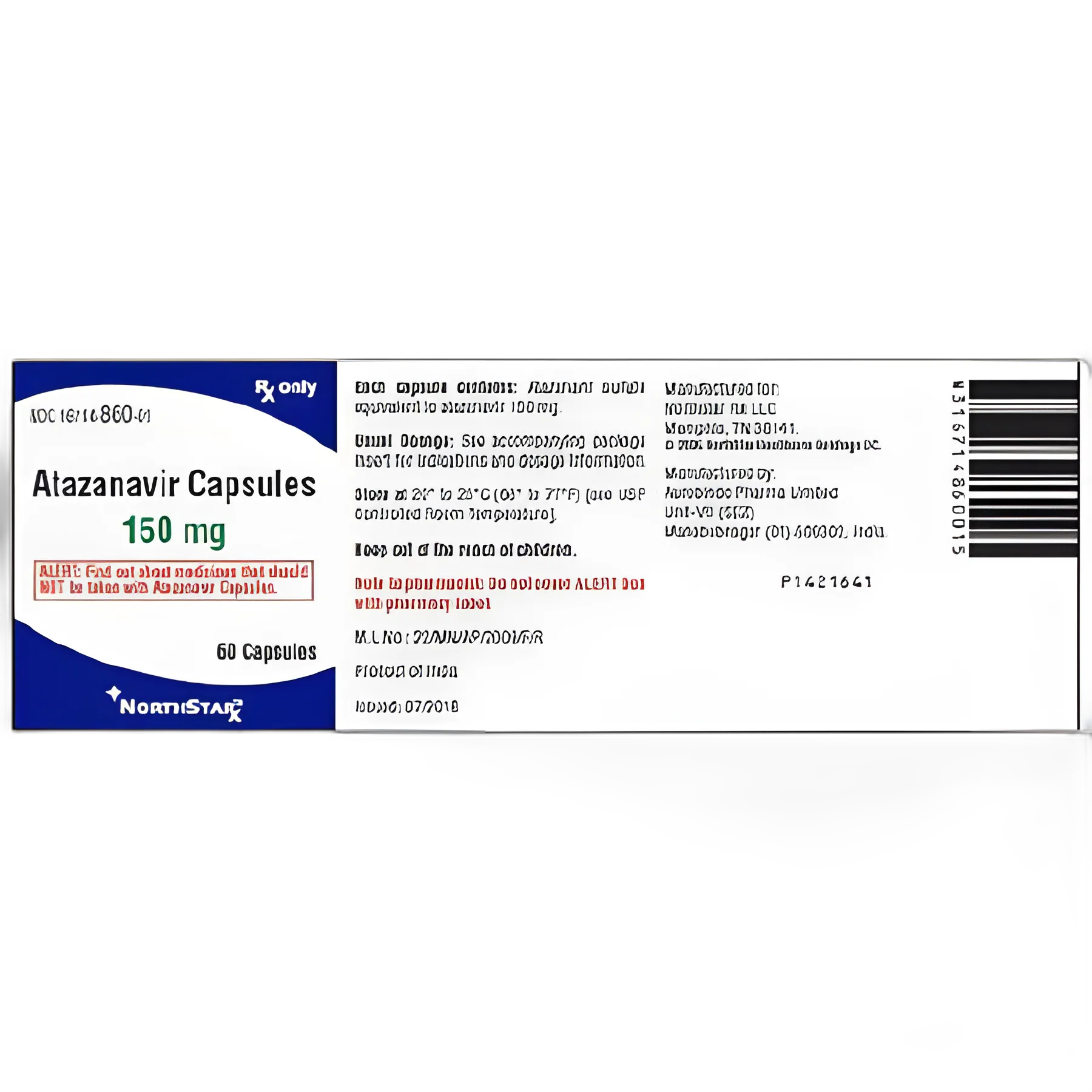 Atazanavir Sulfate 150 mg Capsules by NorthStar Rx - HIV Treatment