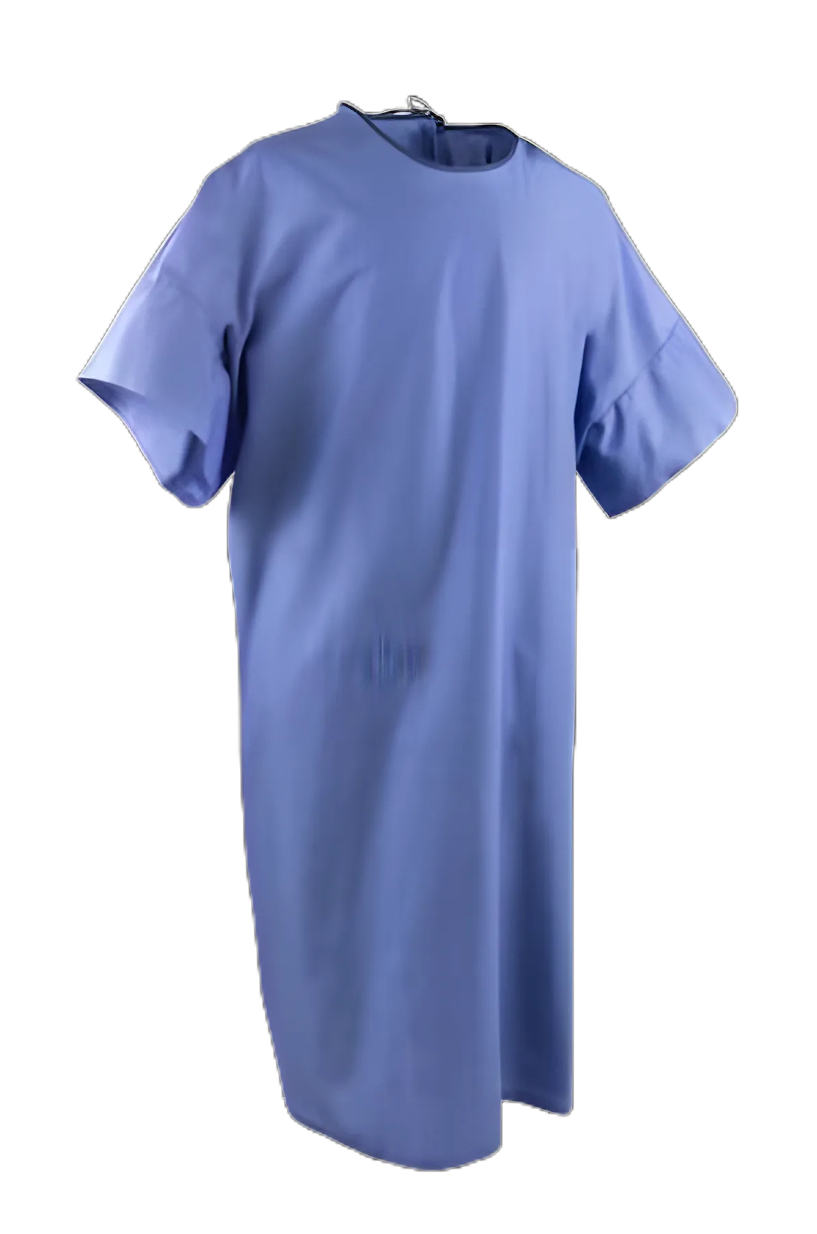 Patient Exam Gown Large Blue Print Reusable - 74F49430