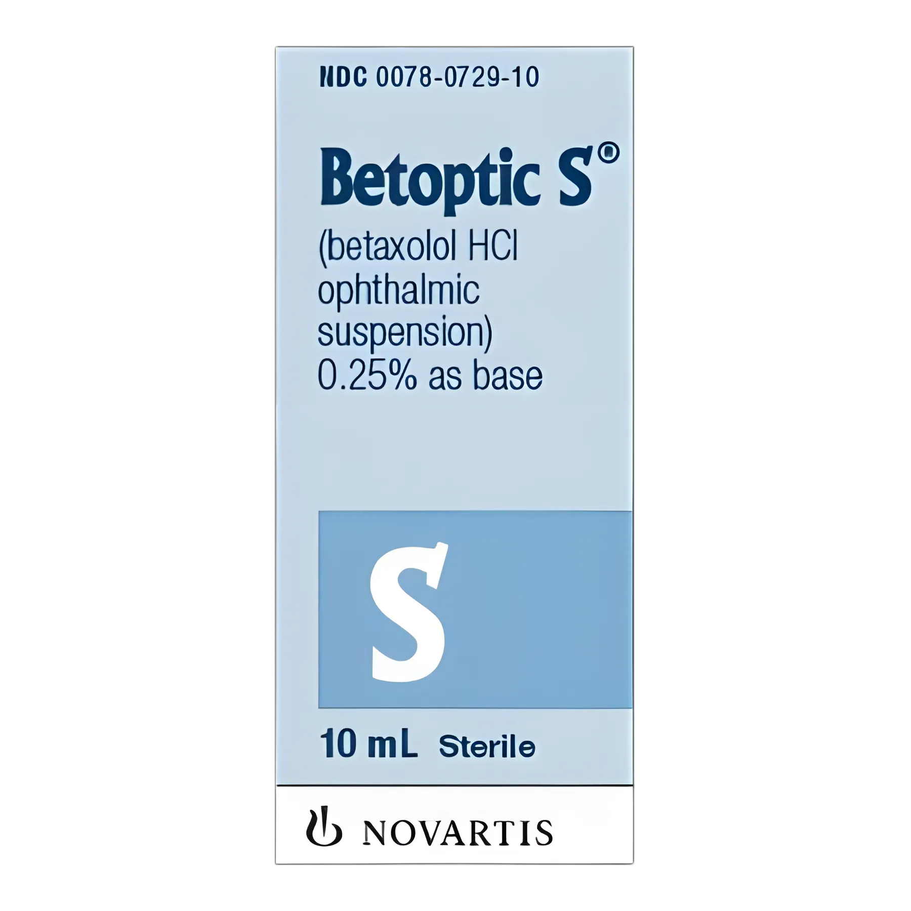 Betoptic® S Betaxolol HCl 0.25% Drops Bottle 10 mL
