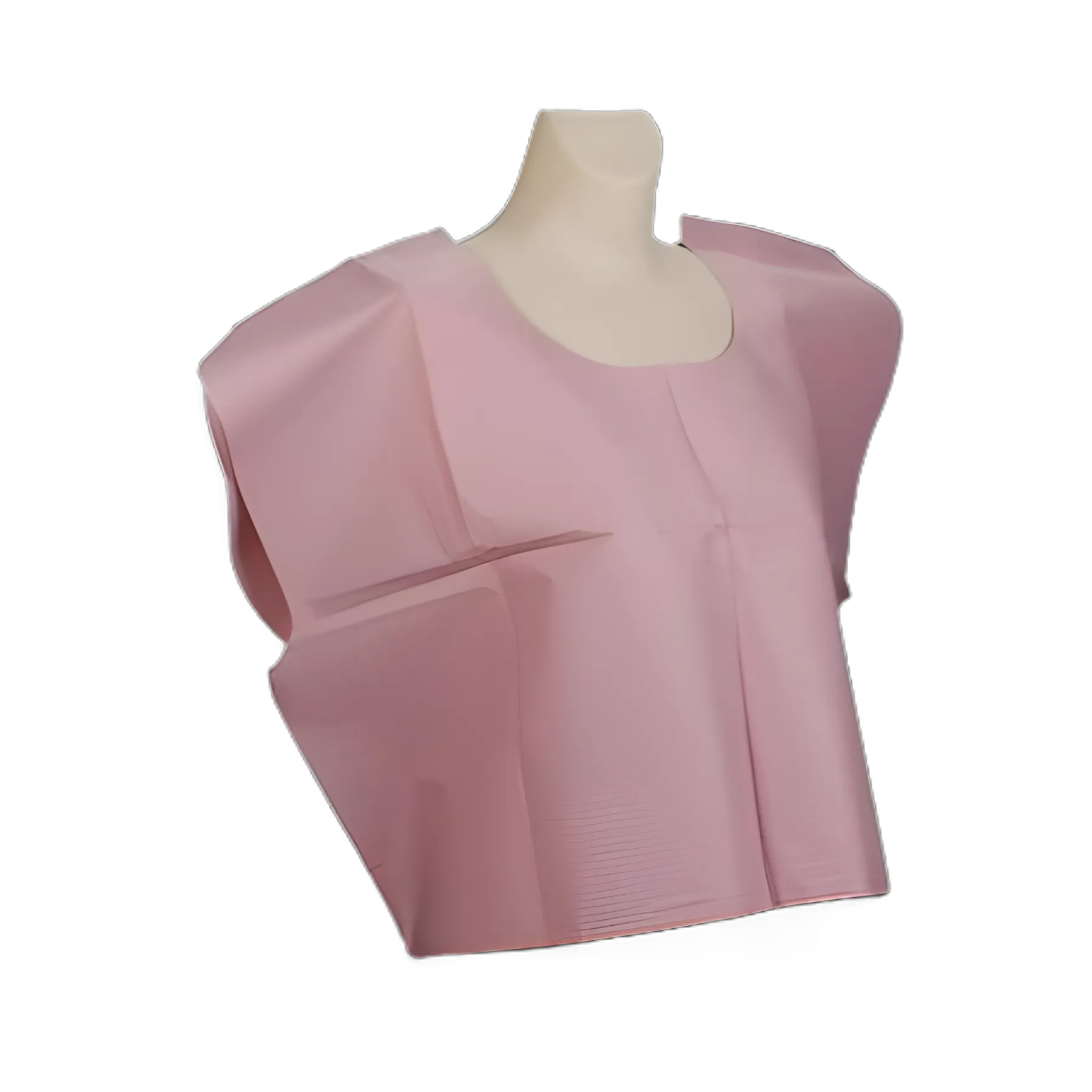 Exam Cape Tidi® Mauve One Size Fits Most Front / Back Opening Without Closure Unisex
