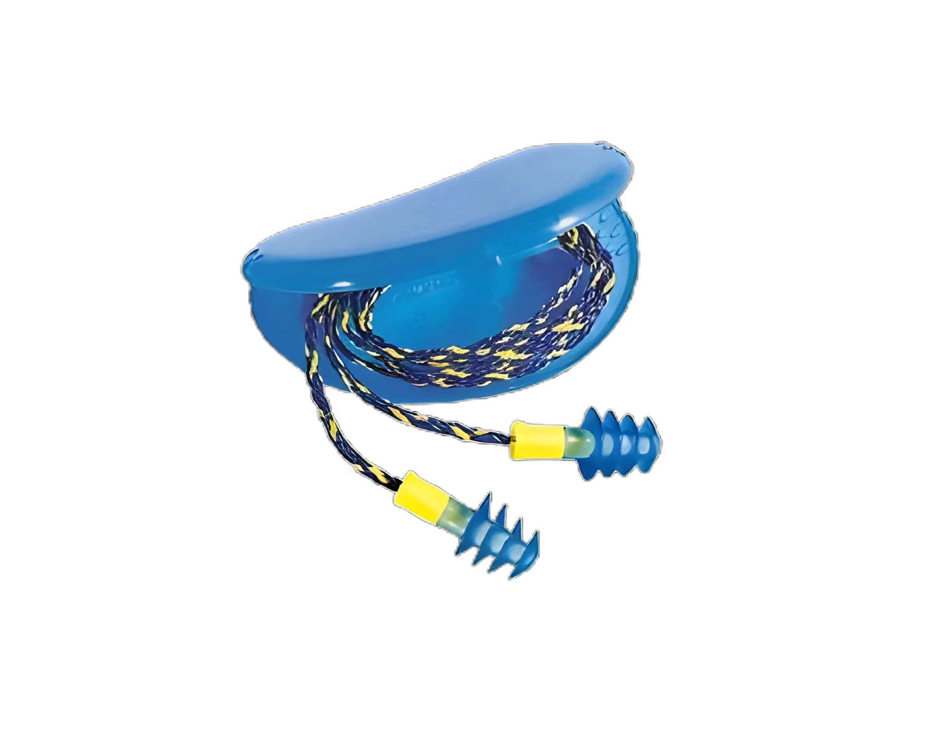 Small Green/Yellow Fusion Corded Ear Plugs by Honeywell - Superior Comfort & Protection