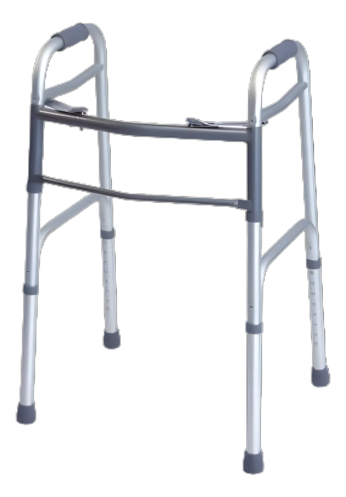 Lumex® Everyday Dual Release Folding Walker with Adjustable Height and 300 lbs. Capacity
