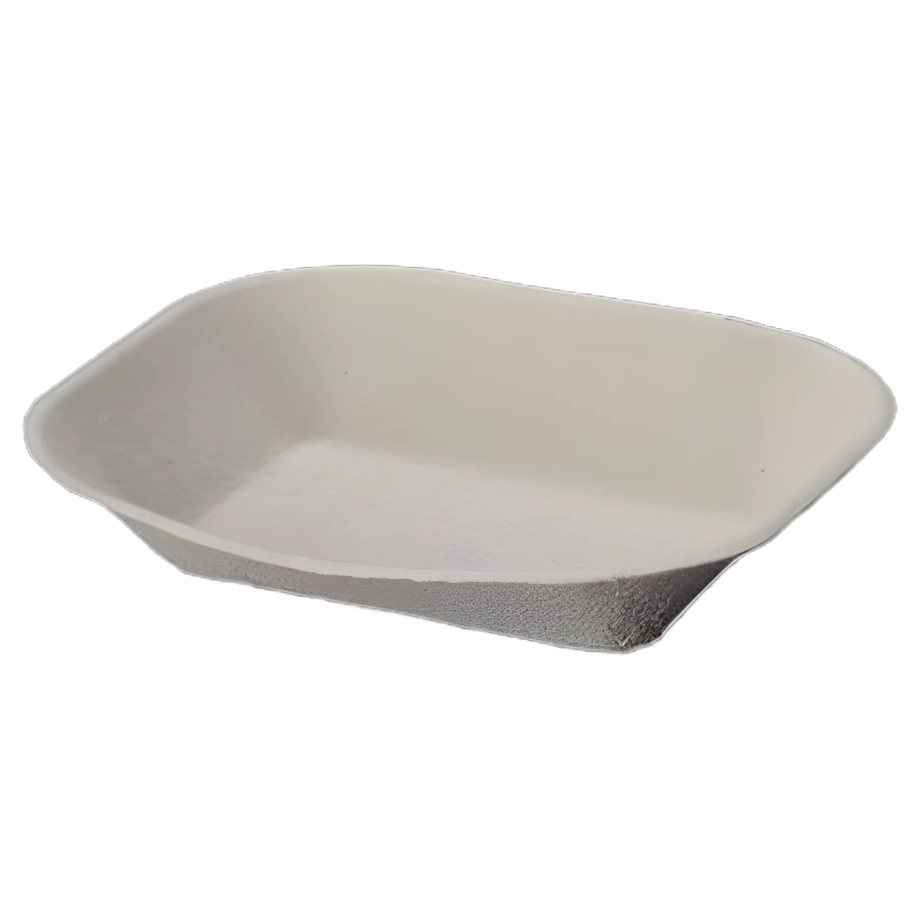 Savaday Molded Fiber Food Tray for Healthcare Facilities, 1-Compartment, 7x9, Beige, 250/Bag, 500/Carton