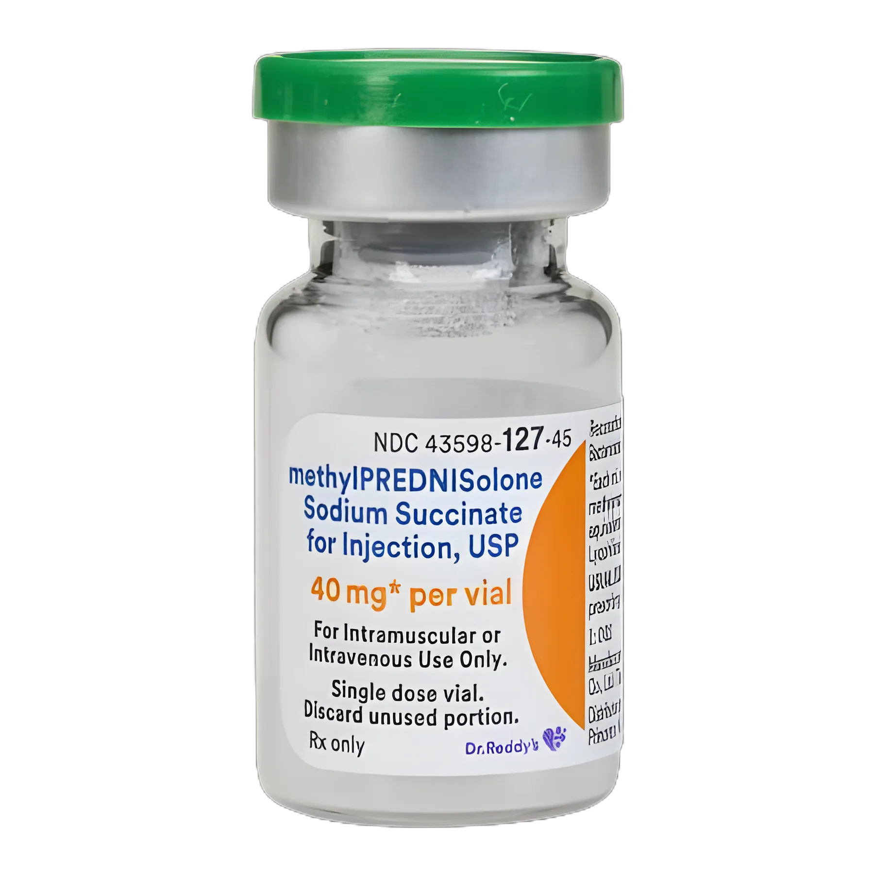Methylprednisolone Sodium Succinate 40 mg Injection Single-Dose Vial