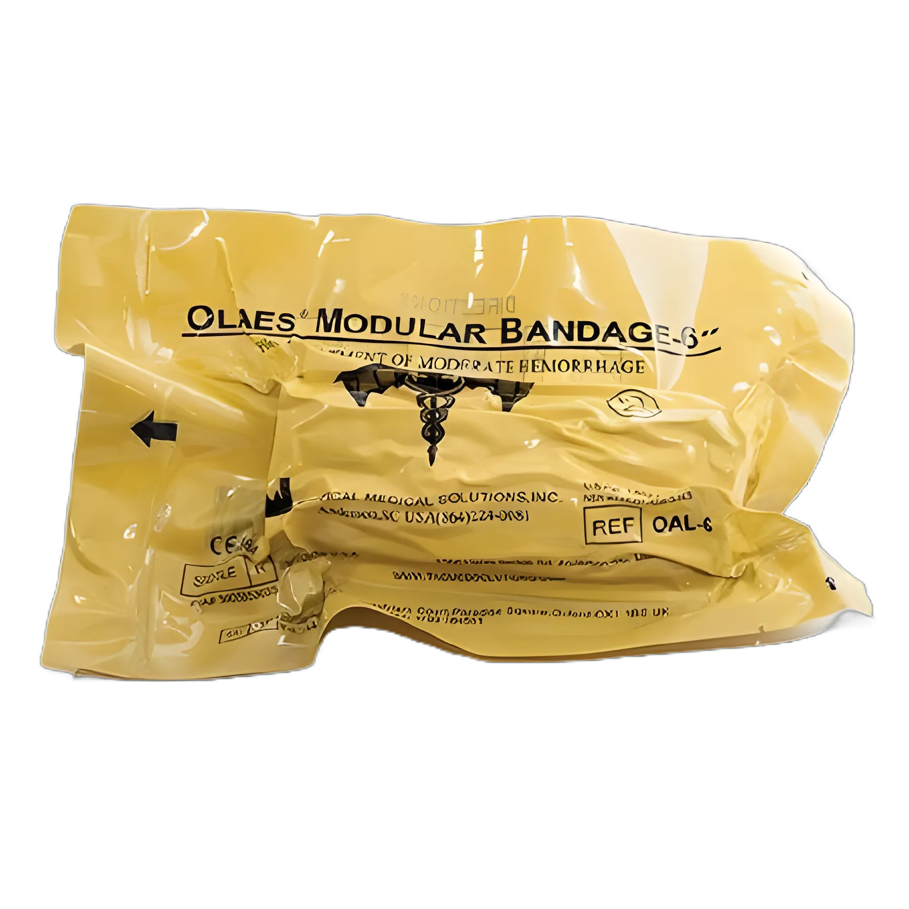 Olaes® 6 Inch X 3 Yard Sterile Trauma Dressing 4-Ply Roll with Control Strips