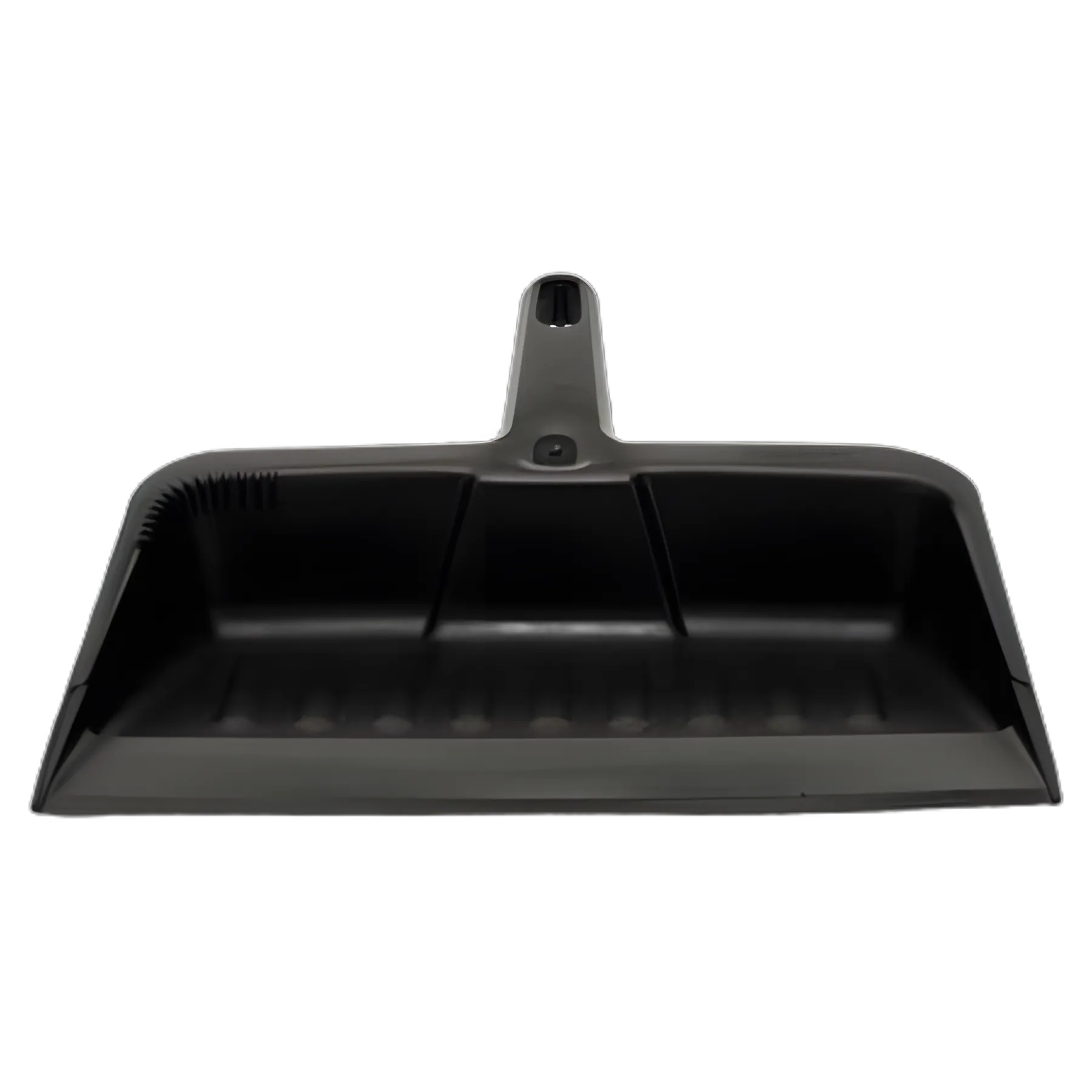 Heavy-Duty Dustpan, 8.25 x 12.25 , Polypropylene, Charcoal