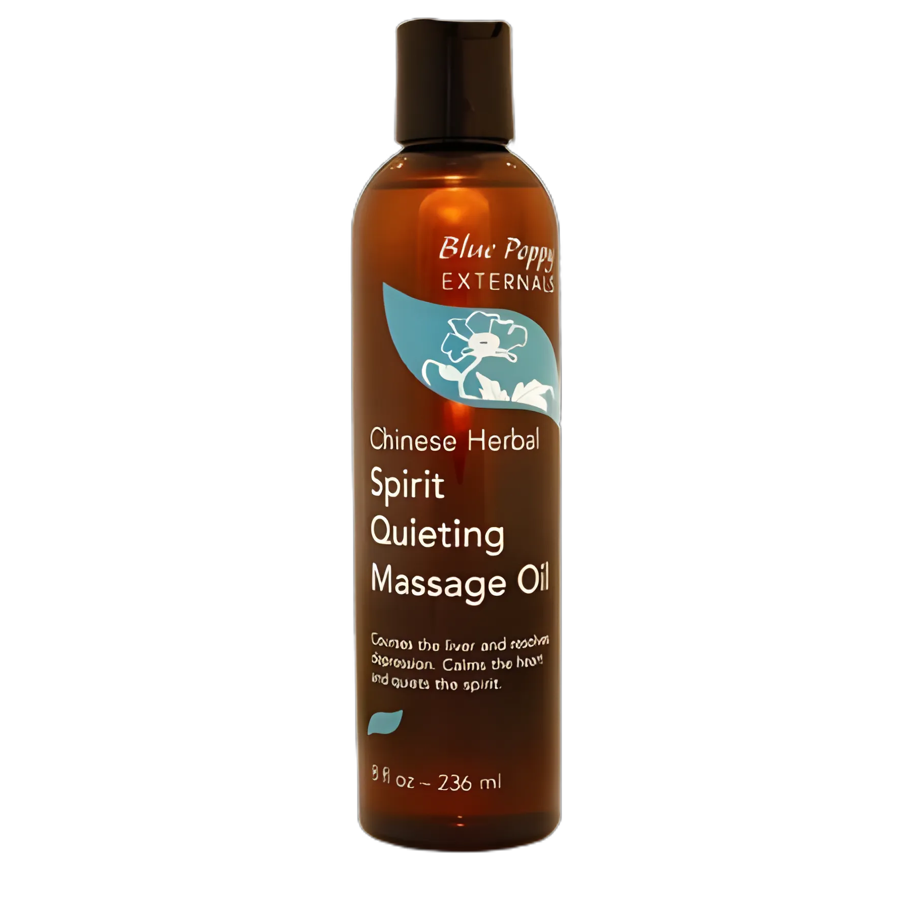 Massage Treatment Blue Poppy 8 oz. Bottle Scented Oil