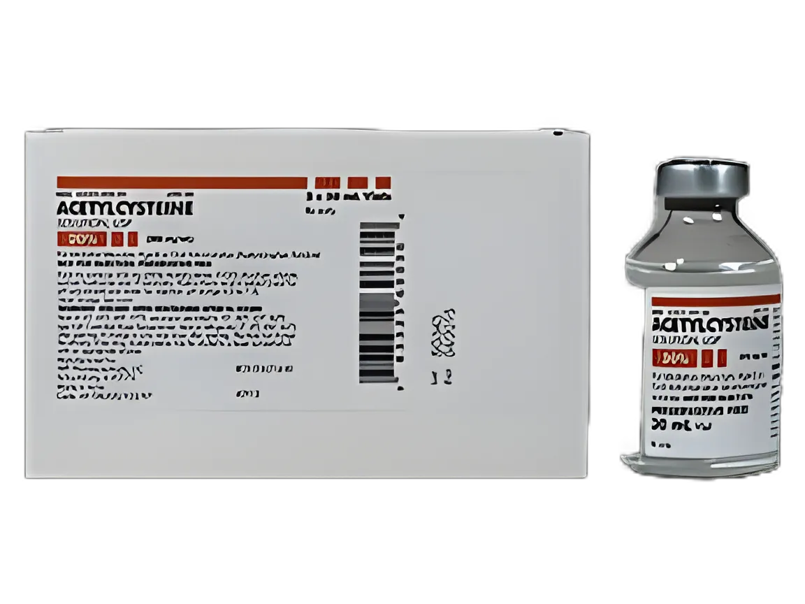Acetylcysteine, Preservative Free 20%, 200 mg / mL Solution Vial 30 mL - 63323069030