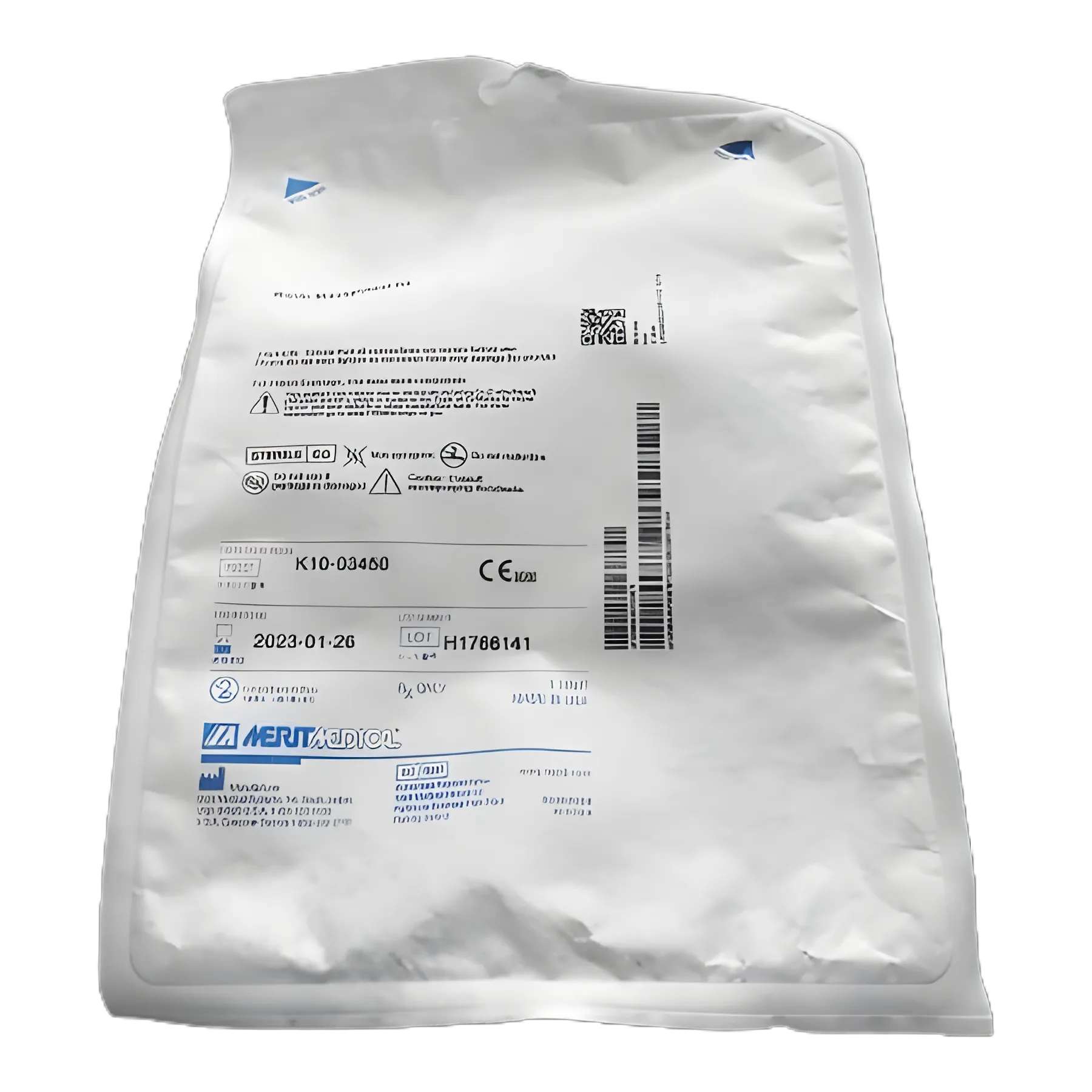 Drainage Bag Merit Drainage Depot™ 24 Inch Tubing 600 mL Sterile Anti-Reflux Barrier - K10-03450