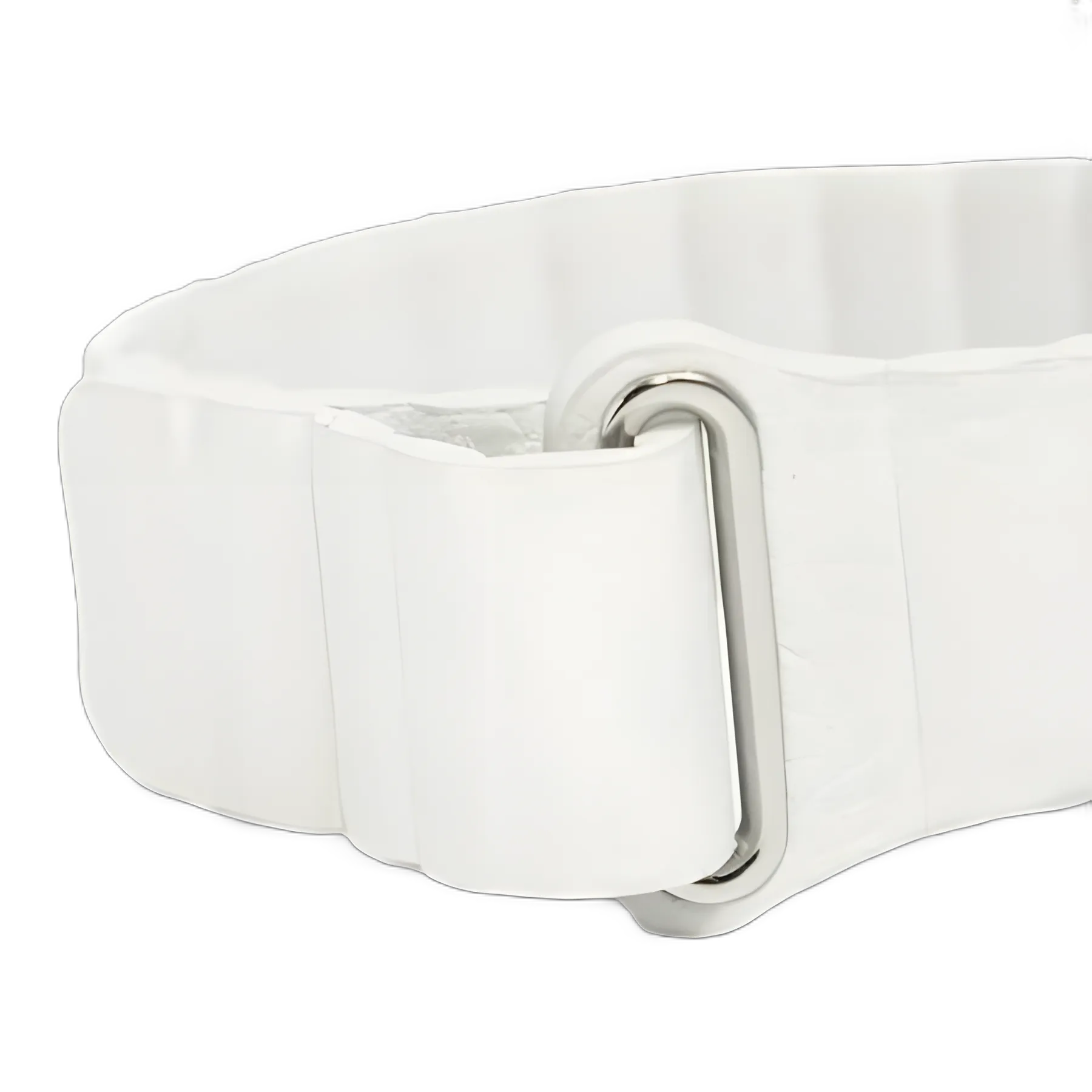 Comfort Band Embr Wave® 2 White, Faux Vegan Leather
