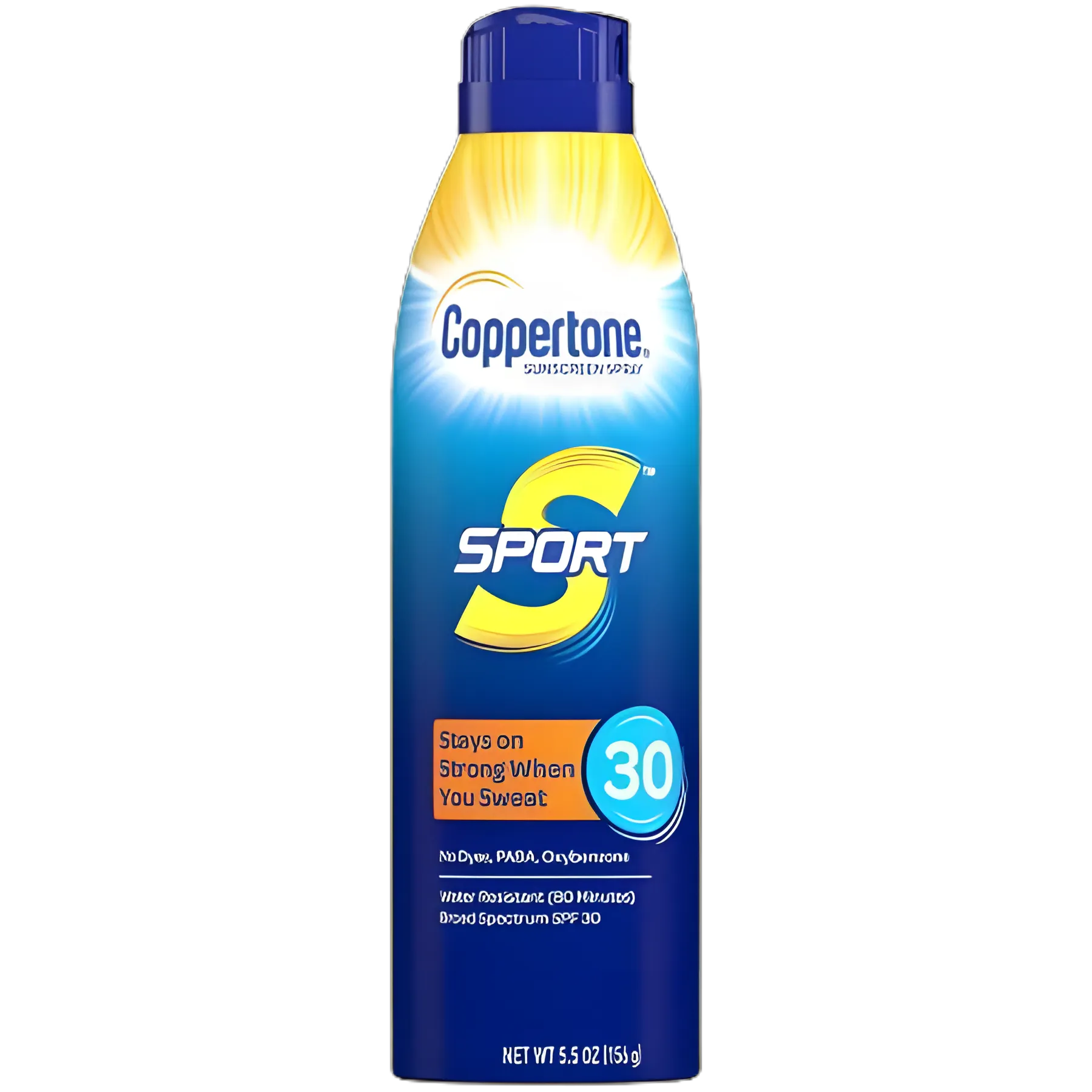 Sunscreen Coppertone® Sport SPF 30 Liquid 5.5 oz. Aerosol Can