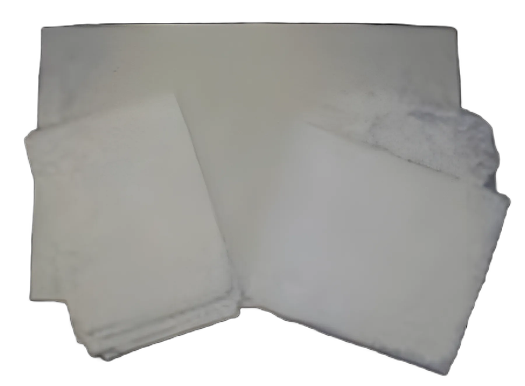 Reusable Cotton-Polyester Bed Sheet for Medical Use, 36x80 Inch, White