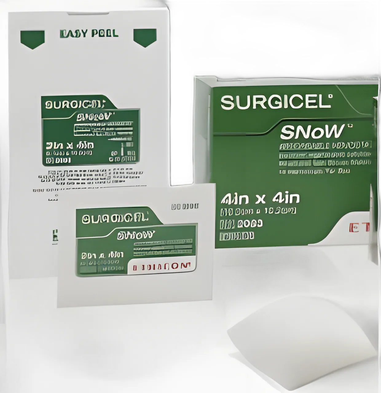 Hemostatic Dressing Surgicel® SNoW™ 4 X 4 Inch 10 per Pack Sterile