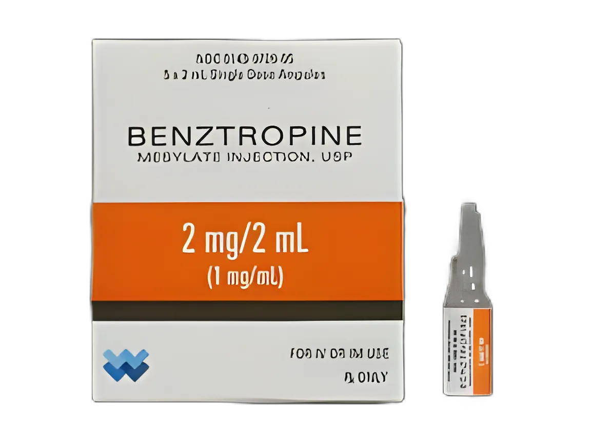 Benztropine Mesylate 1 mg / mL Injection Single-Dose Vial 2 mL - 00143972905