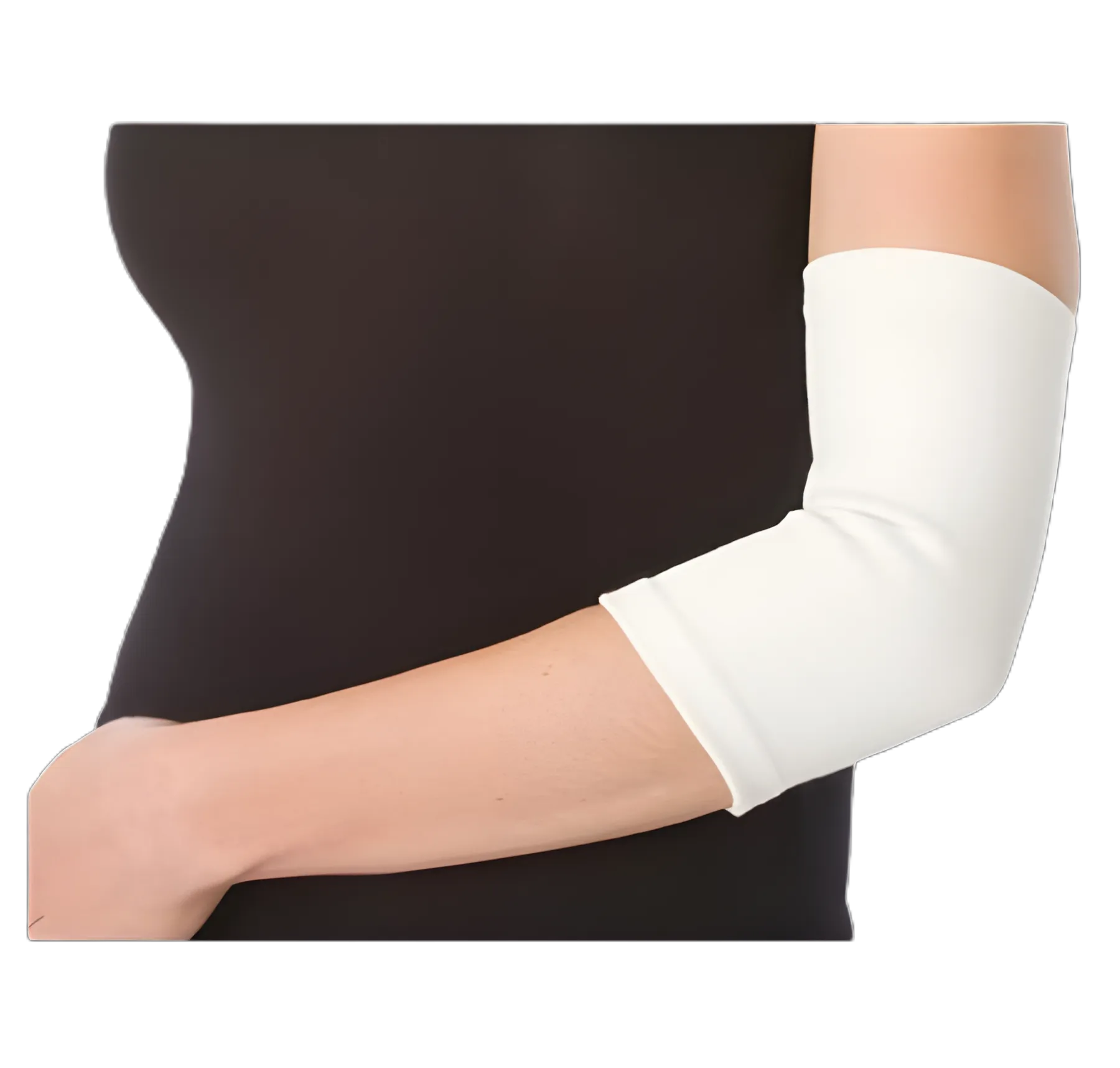 Elbow Support PROCARE® X-Large Pull-On Sleeve Elbow 11-1/2 to 13 Inch Forearm Circumference White