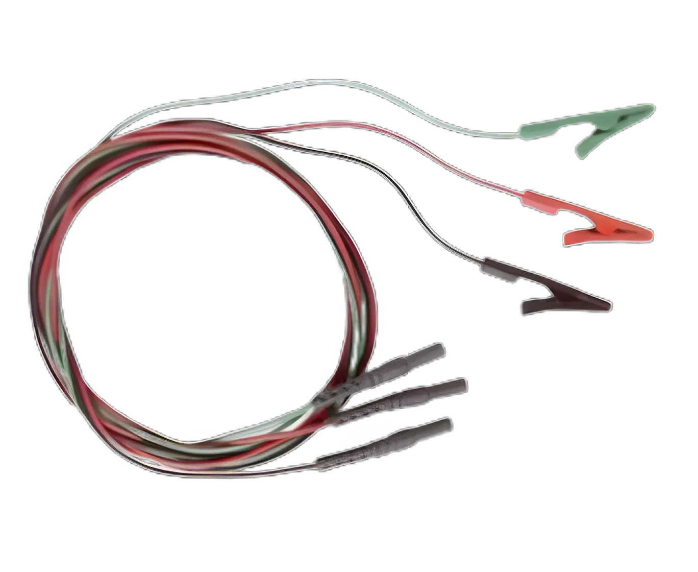 Alligator Clip Lead Wire Set 1.25 cm Long, Red / Black