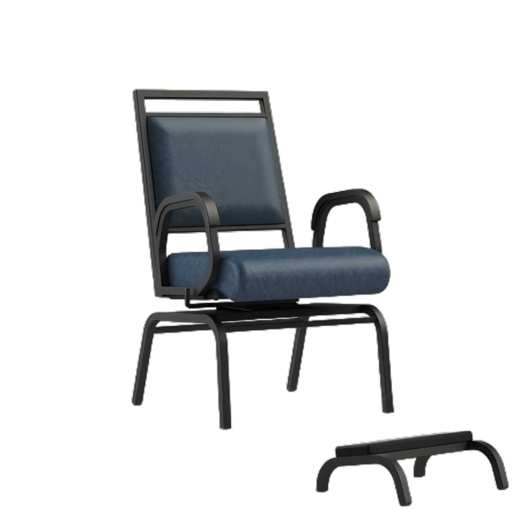 Titan Dragonfly Heavy-Duty Dining Chair with Armrests - Vinyl, 800 lbs Capacity