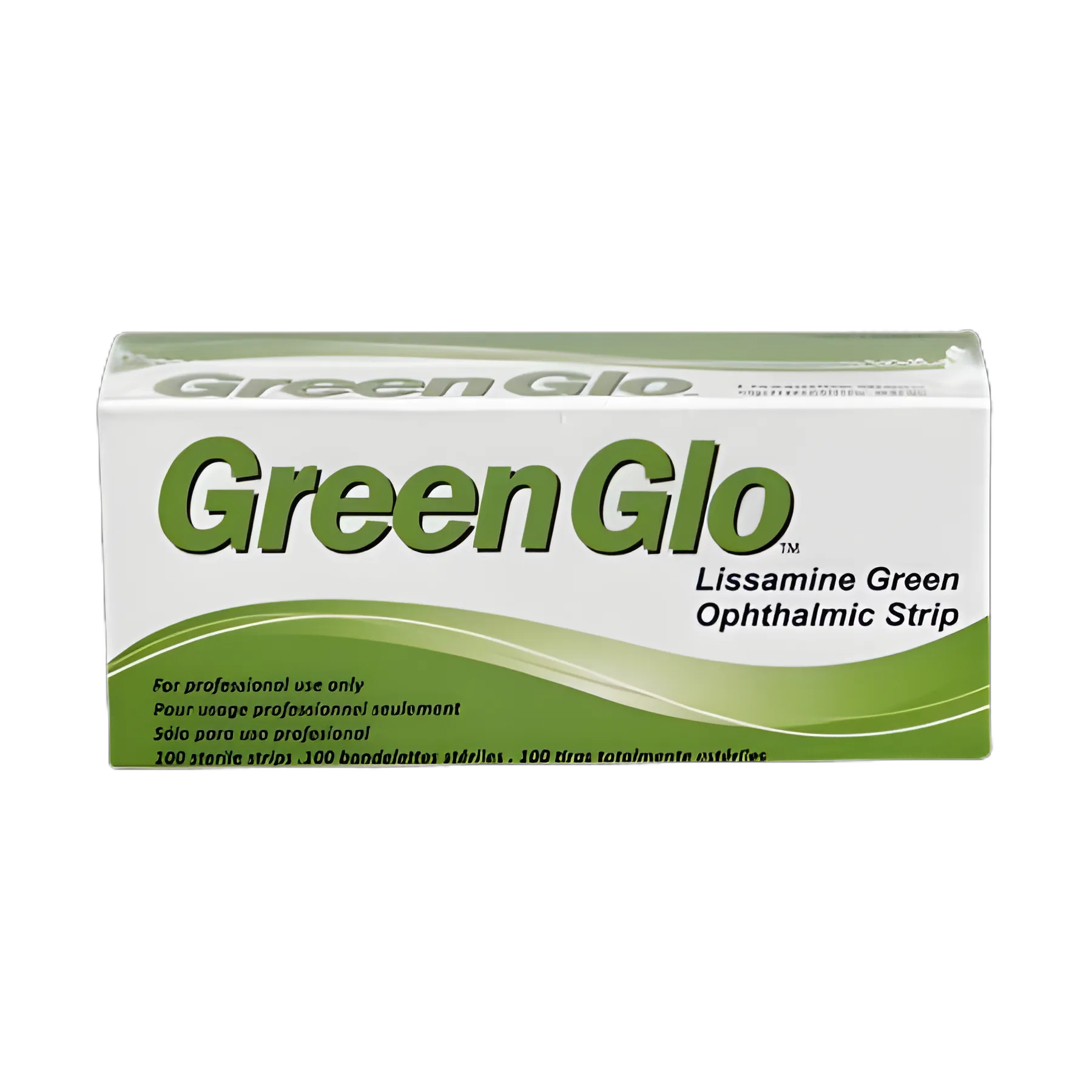 Green Glo Lissamine Green 1.5 mg Strip Carton 100 Strips