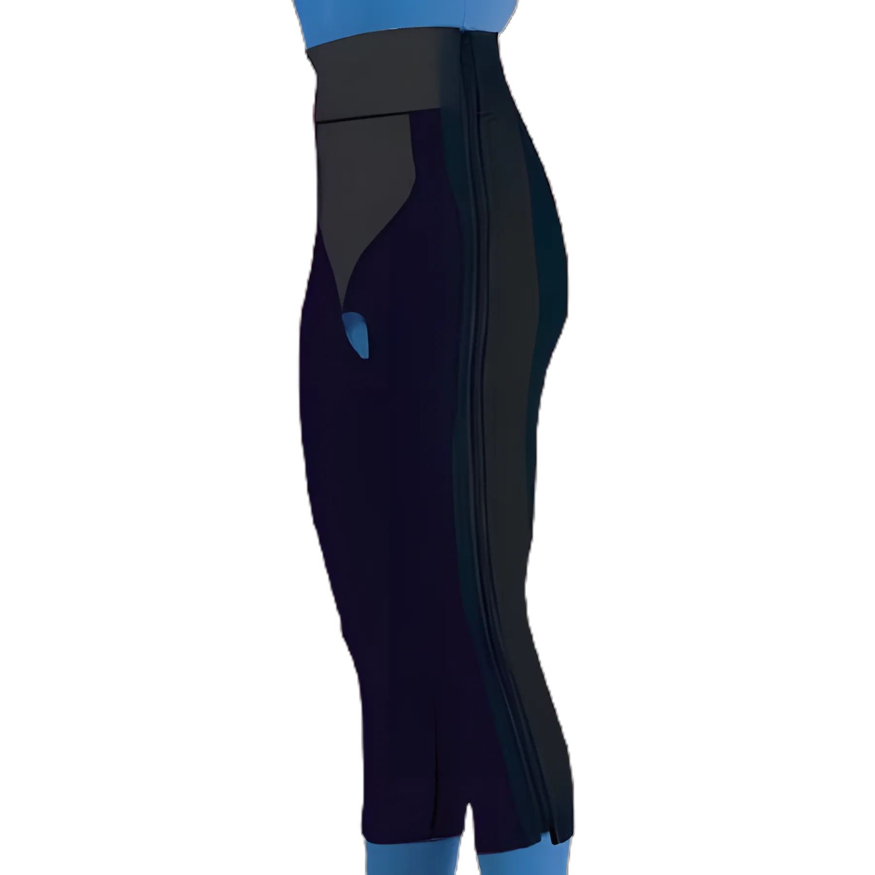Compression Girdle Below the Knee Black Small