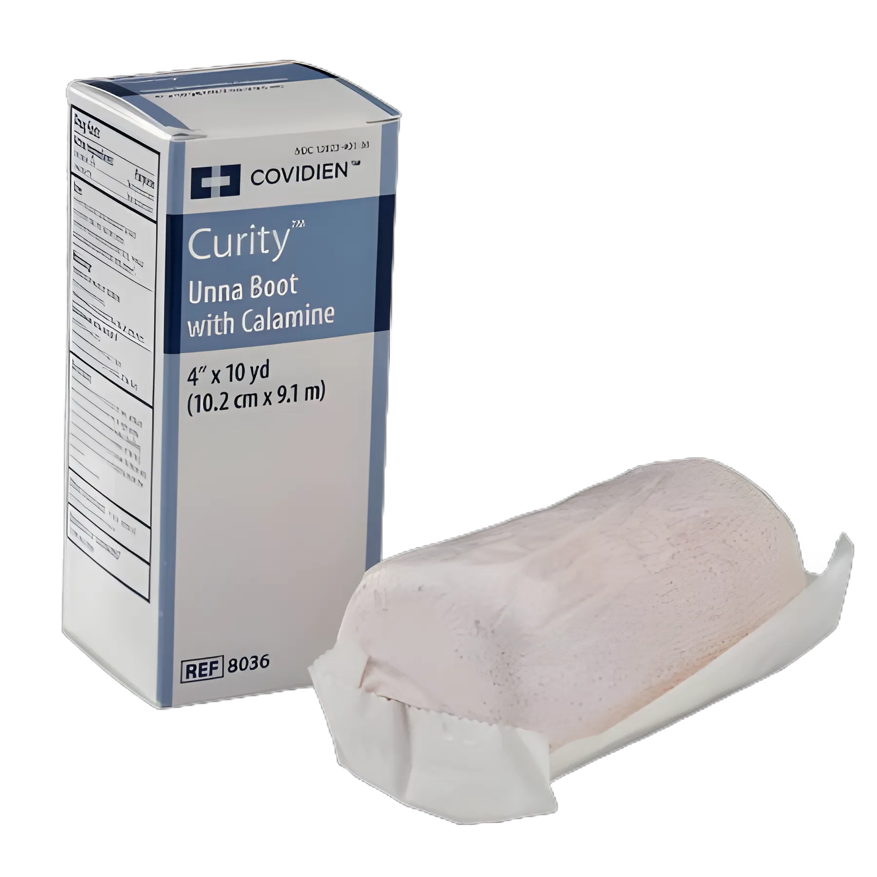 Unna Boot Curity™ Zinc Oxide / Calamine 4 Inch X 10 Yard