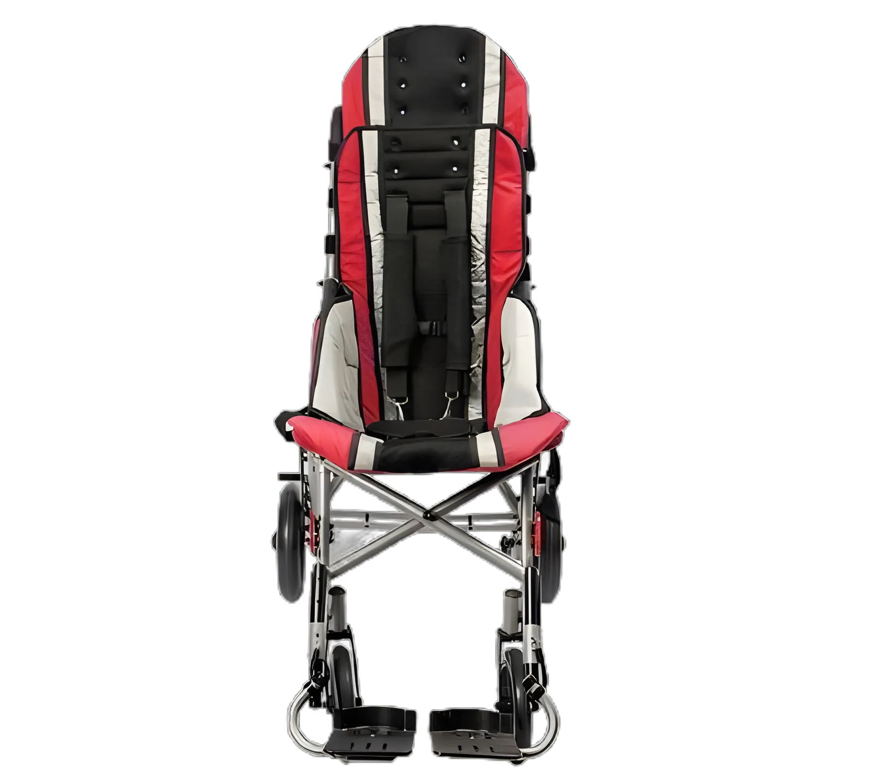 Drive™ Trotter Mobility Youth Stroller Chair with 12 Inch Seat Width and Elevating Legrest - Aluminum Frame
