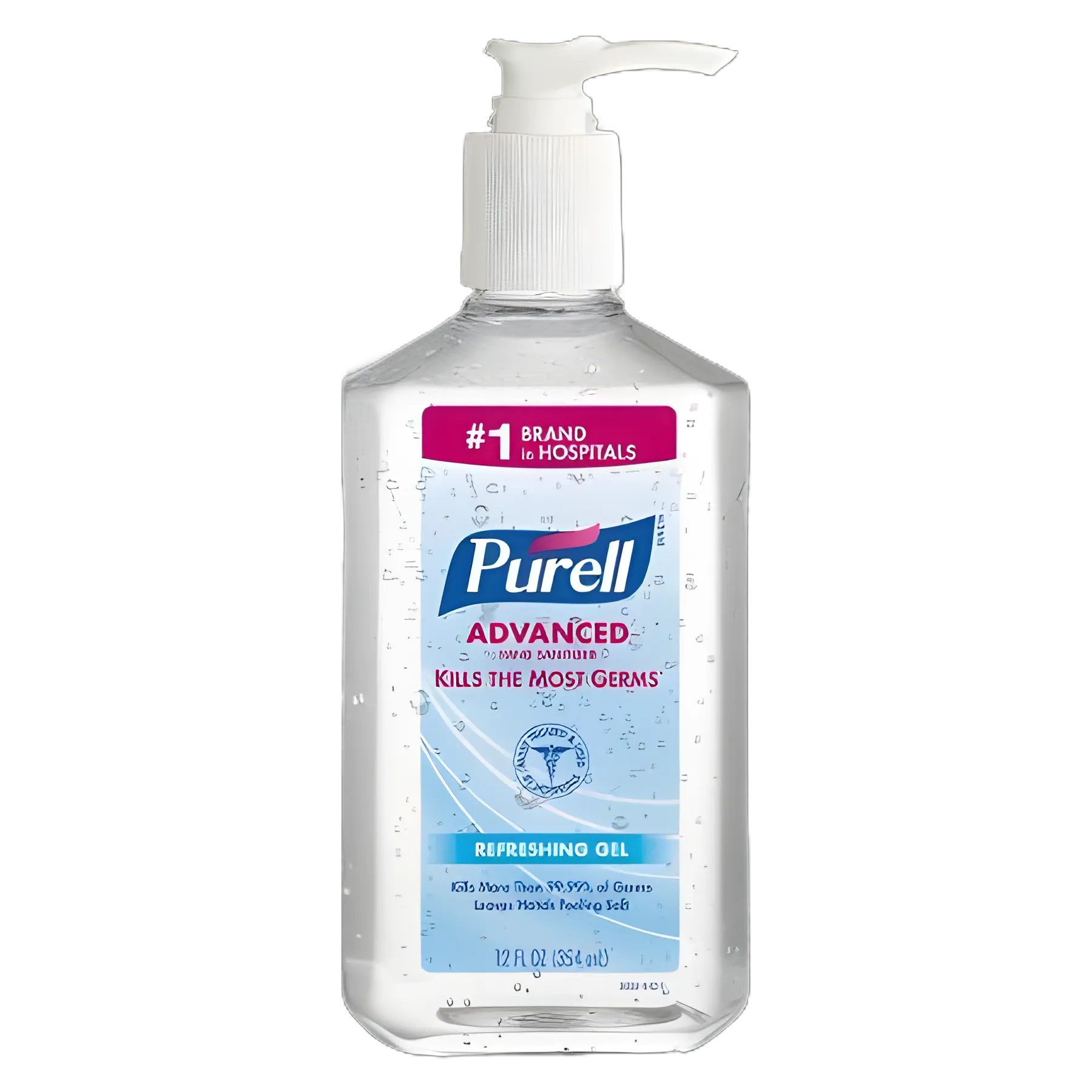 Hand Sanitizer Purell® Advanced 12 oz. Ethyl Alcohol Gel Pump Bottle