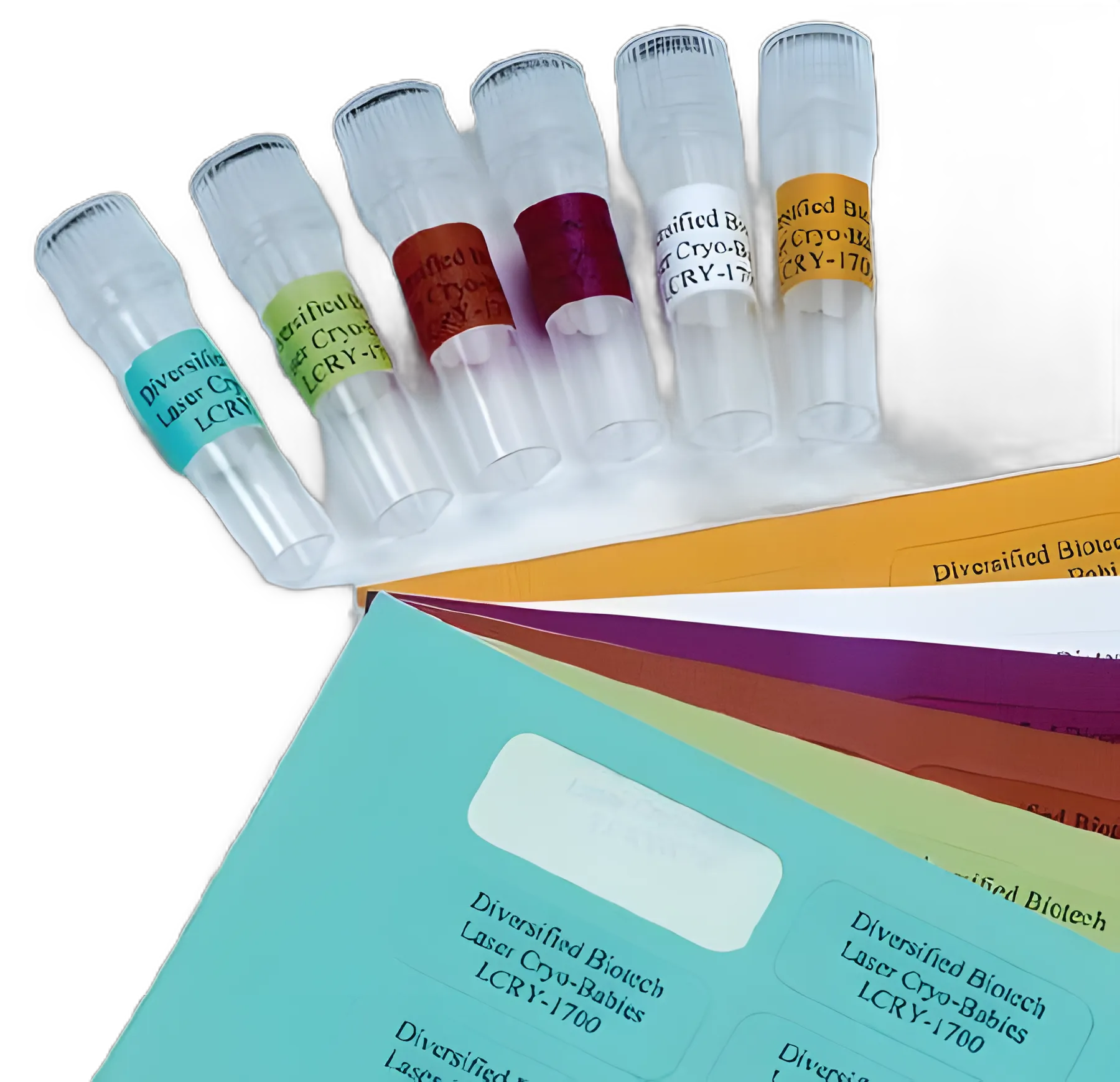 Cryo-Babies® White Polyolefin Cryogenic Labels 1/2 X 1-1/2 Inch for Laboratory Use