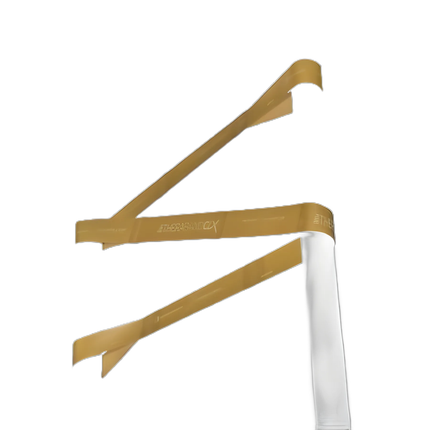 TheraBand CLX Gold Exercise Resistance Band 4in x 25yd 3X-Heavy for Physical Therapy