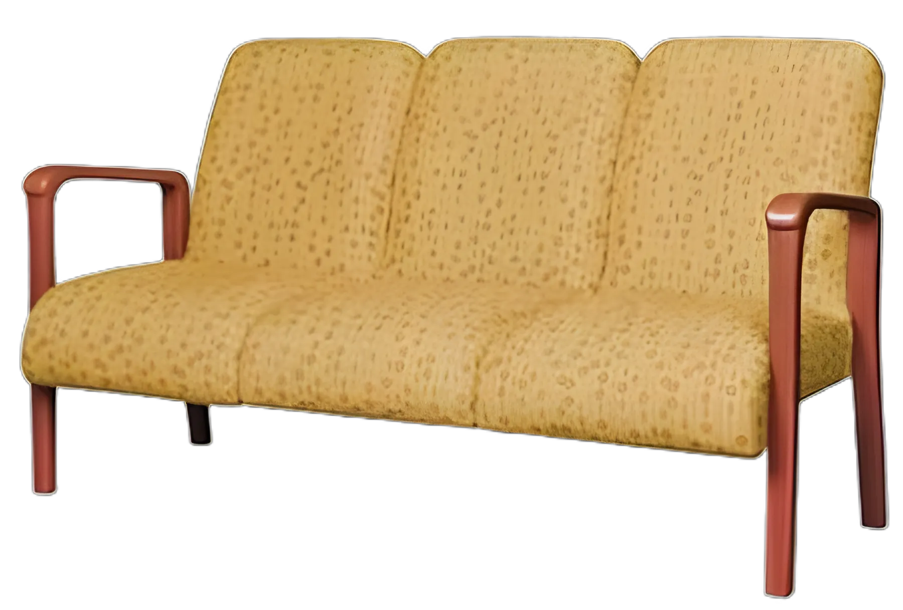 Momentum Tandum Loveseat with Fixed Armrests - High Weight Capacity Medical Seating