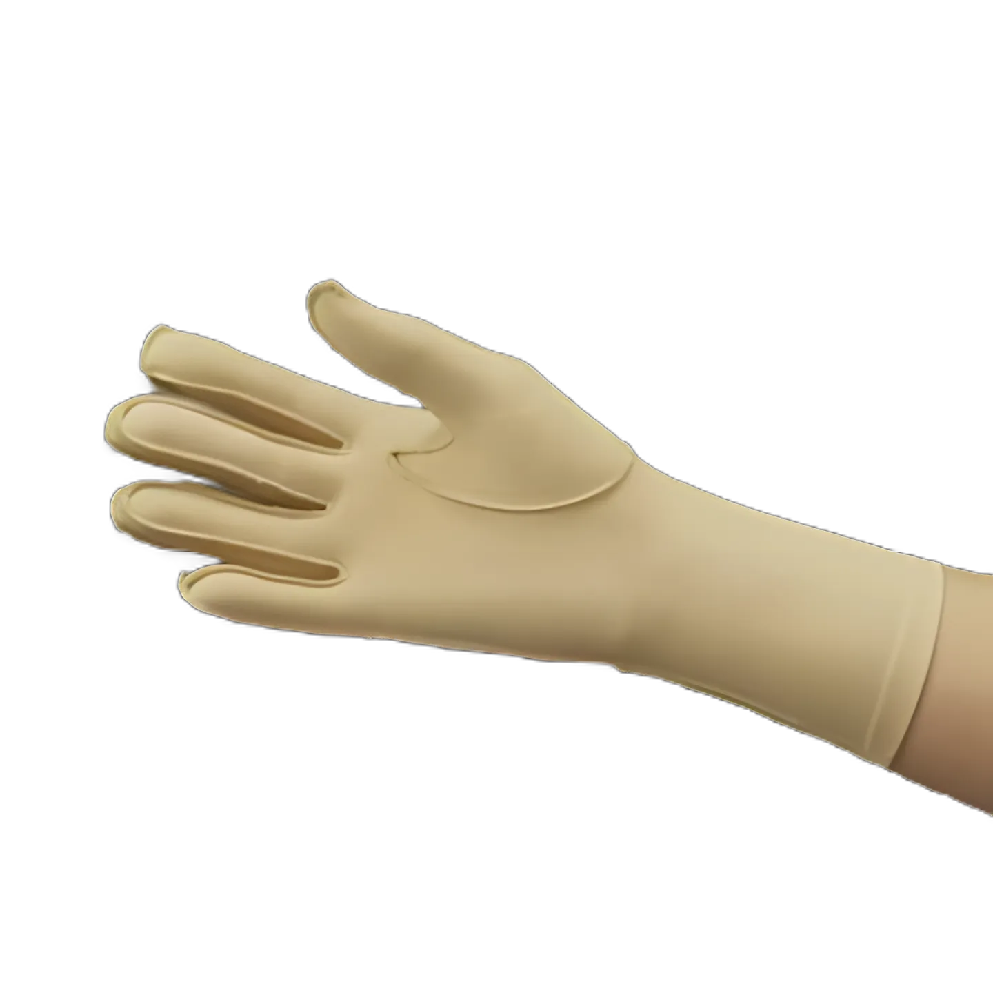 Compression Glove Full Finger X-Small Over-the-Wrist Length Right Hand Stretch Fabric