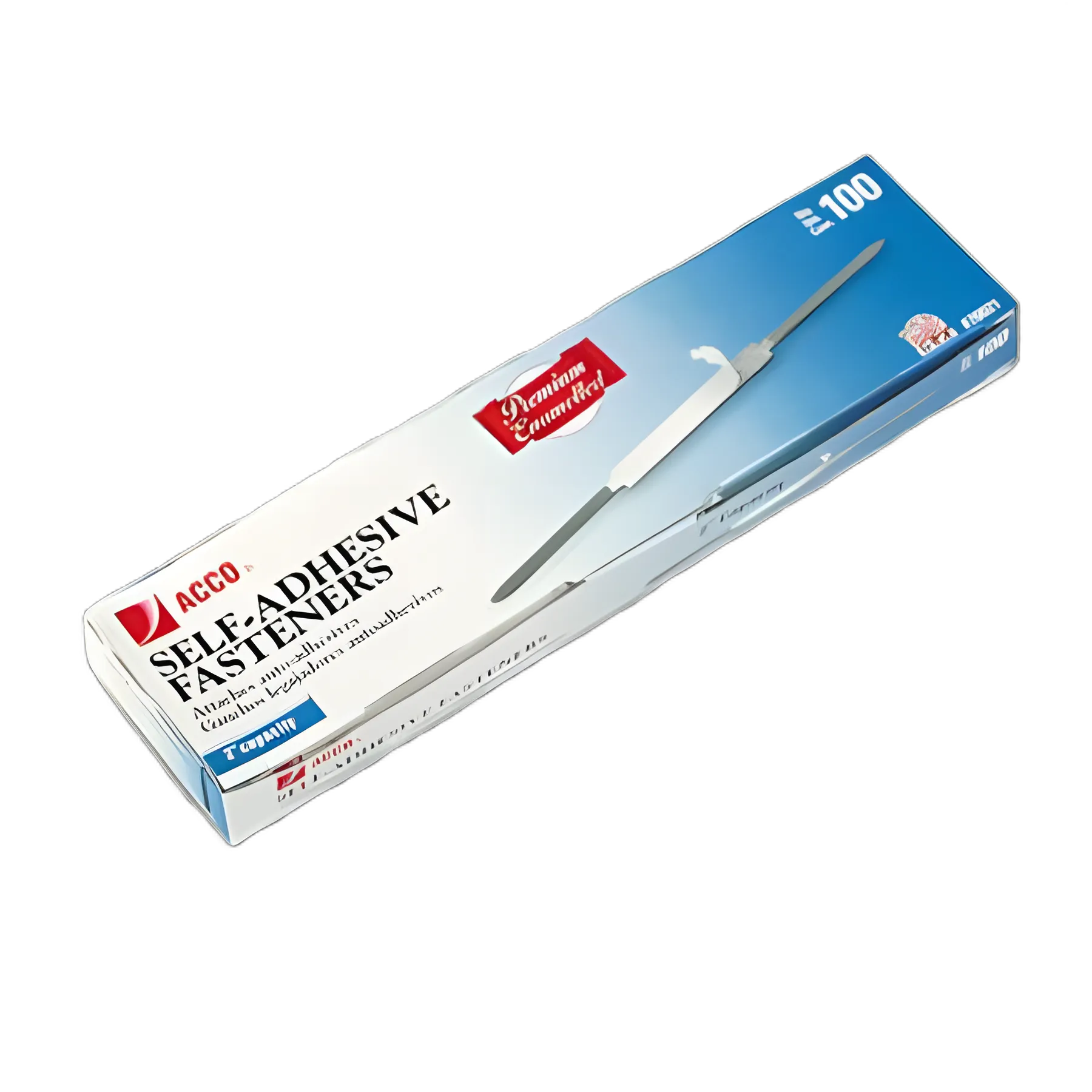 Premium Self-Adhesive Two-Prong Paper Fastener Bases, 2" Capacity, 2.75" Center to Center, Brown, 100/Box