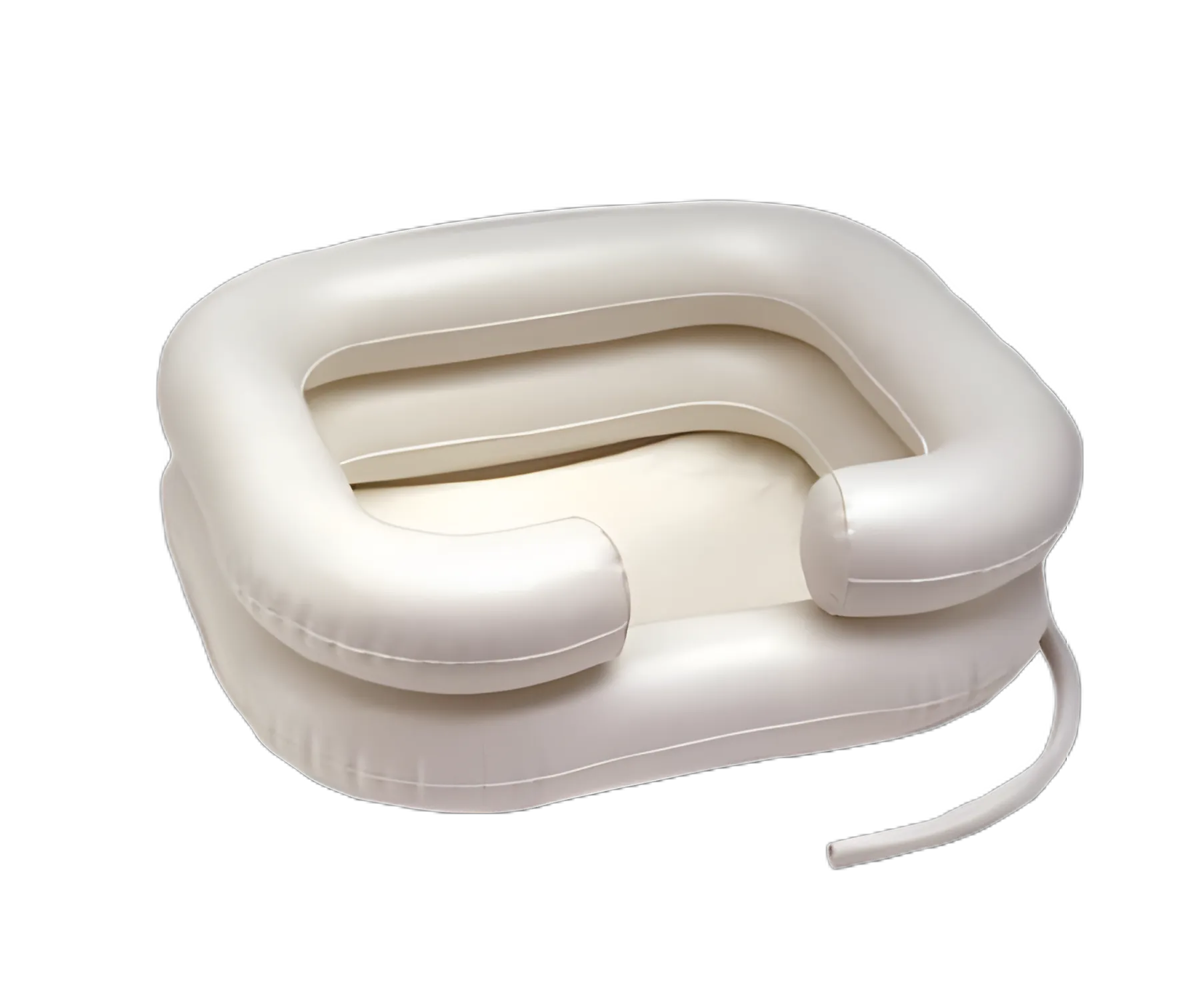 Inflatable Shampoo Basin for Patient Care 12x1x8 Inch - White