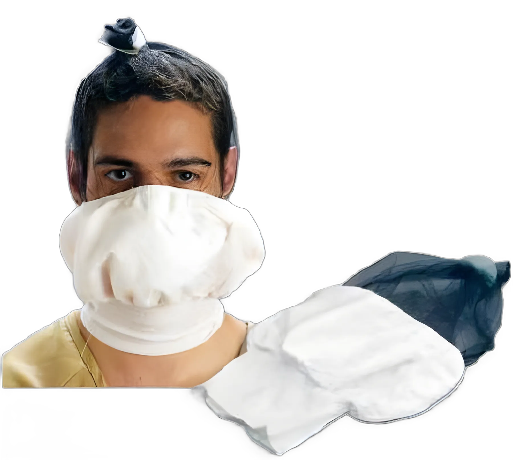 Spit Protection Hood TranZport Hood™ One Size Fits Most Slip-On - NIK-7000 BOX