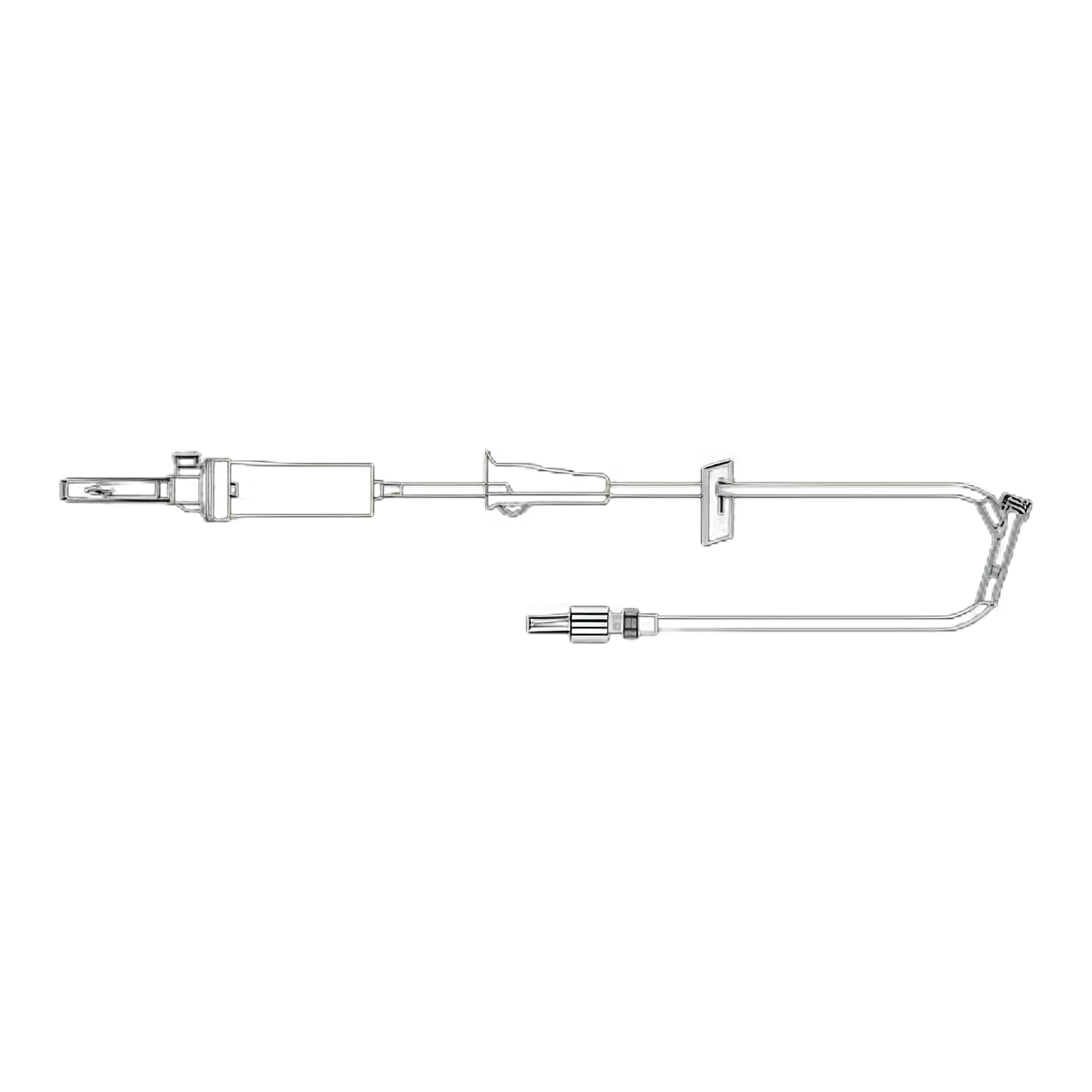 MedStream Gravity Primary IV Administration Set 1 Port 20 Drops/mL 81" Tubing - MS721