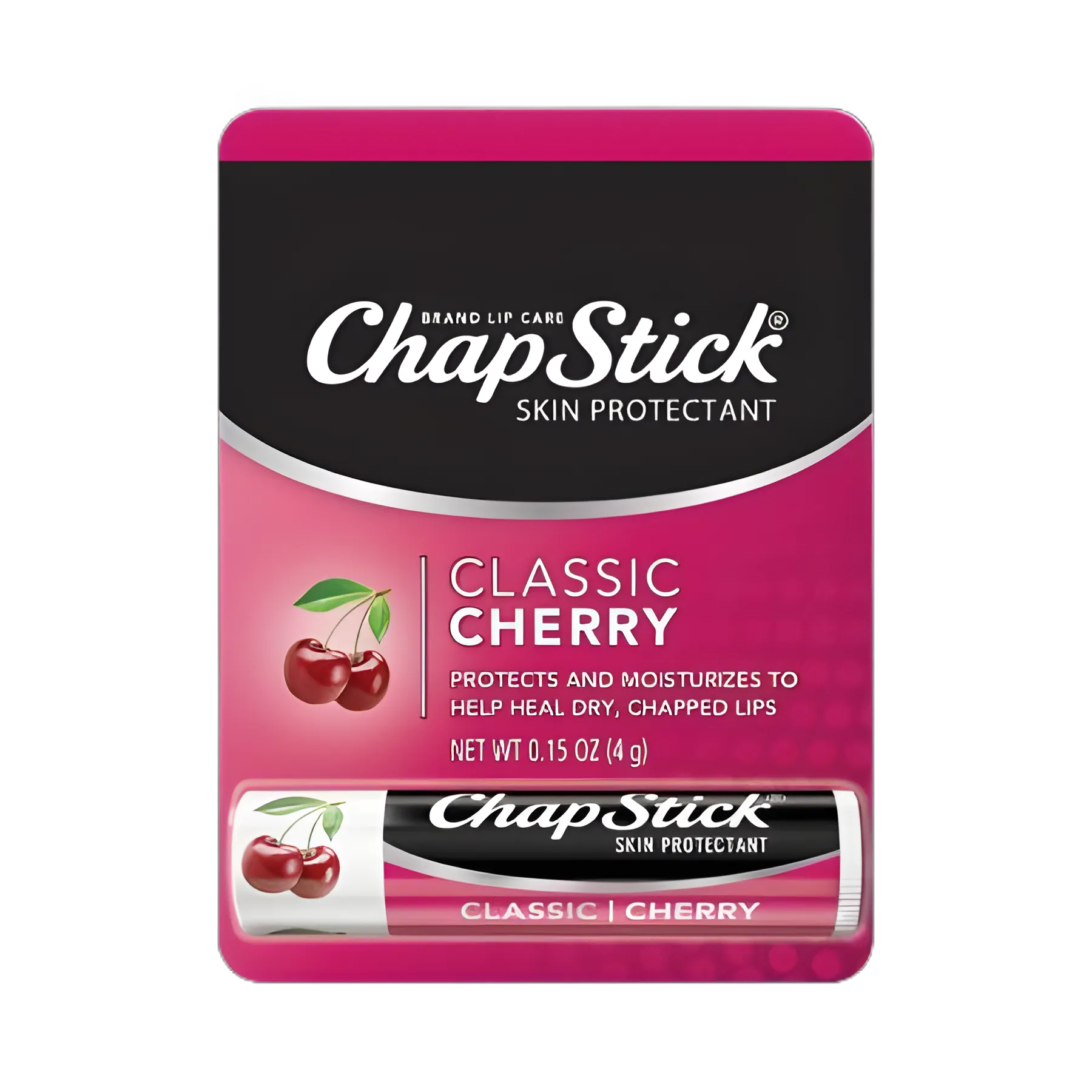ChapStick® Lip Balm 0.15 oz Tube - Cherry Flavor for Lip Protection