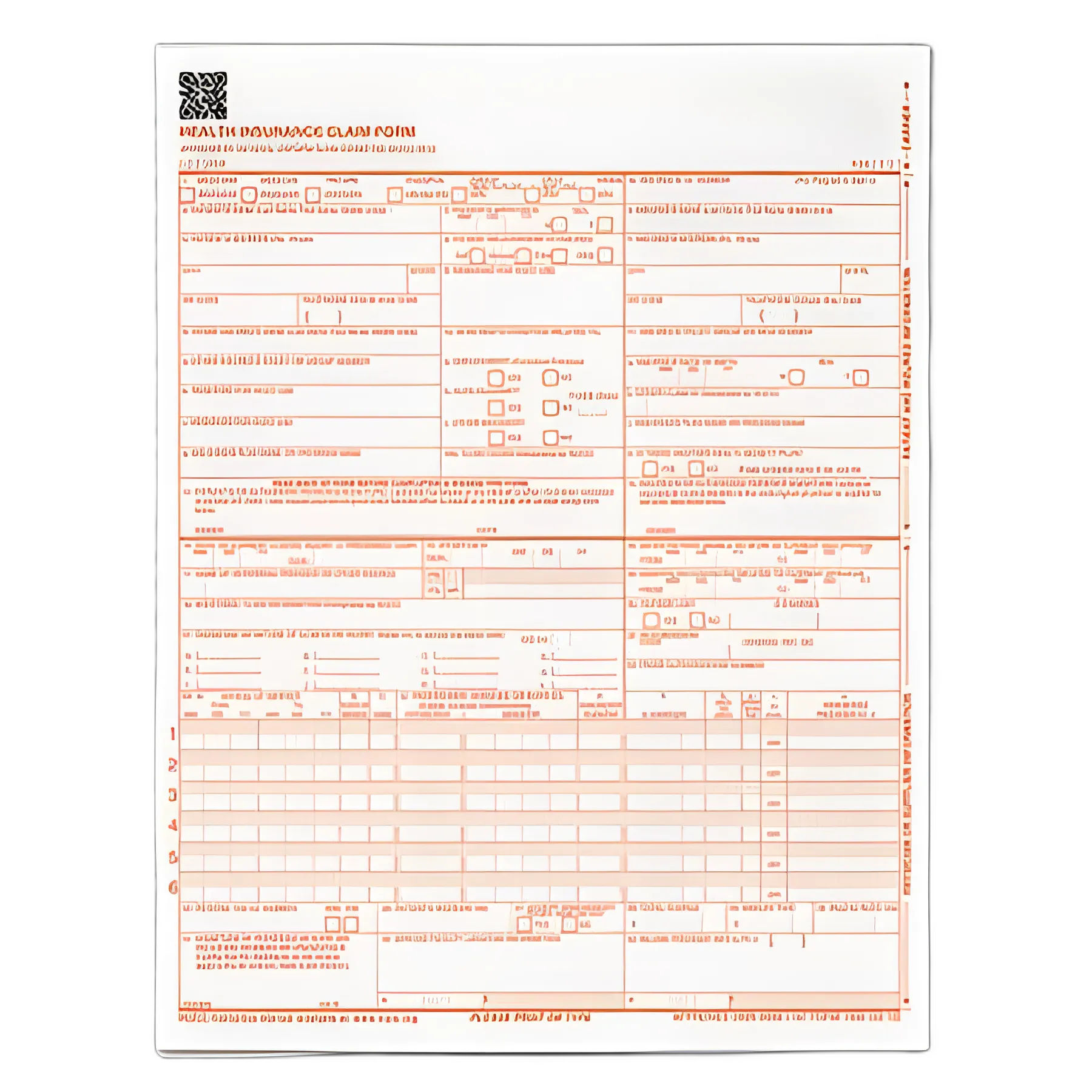 CMS-1500 Medicare/Medicaid Forms for Laser Printers, One-Part (No Copies), 8.5 x 11, 500 Forms Total