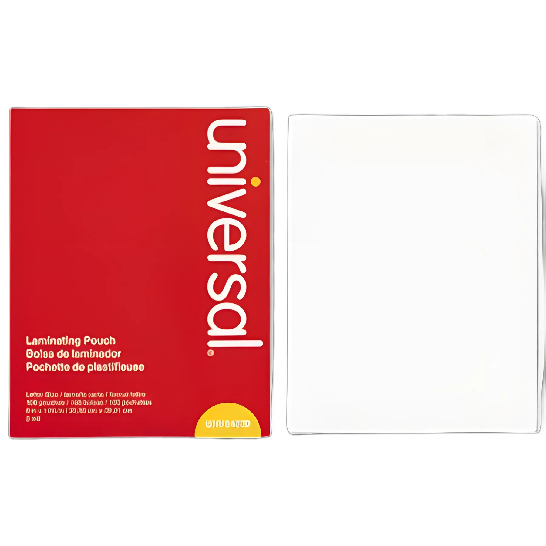 Laminating Pouches, 3 mil, 9" x 11.5", Gloss Clear, 100/Box