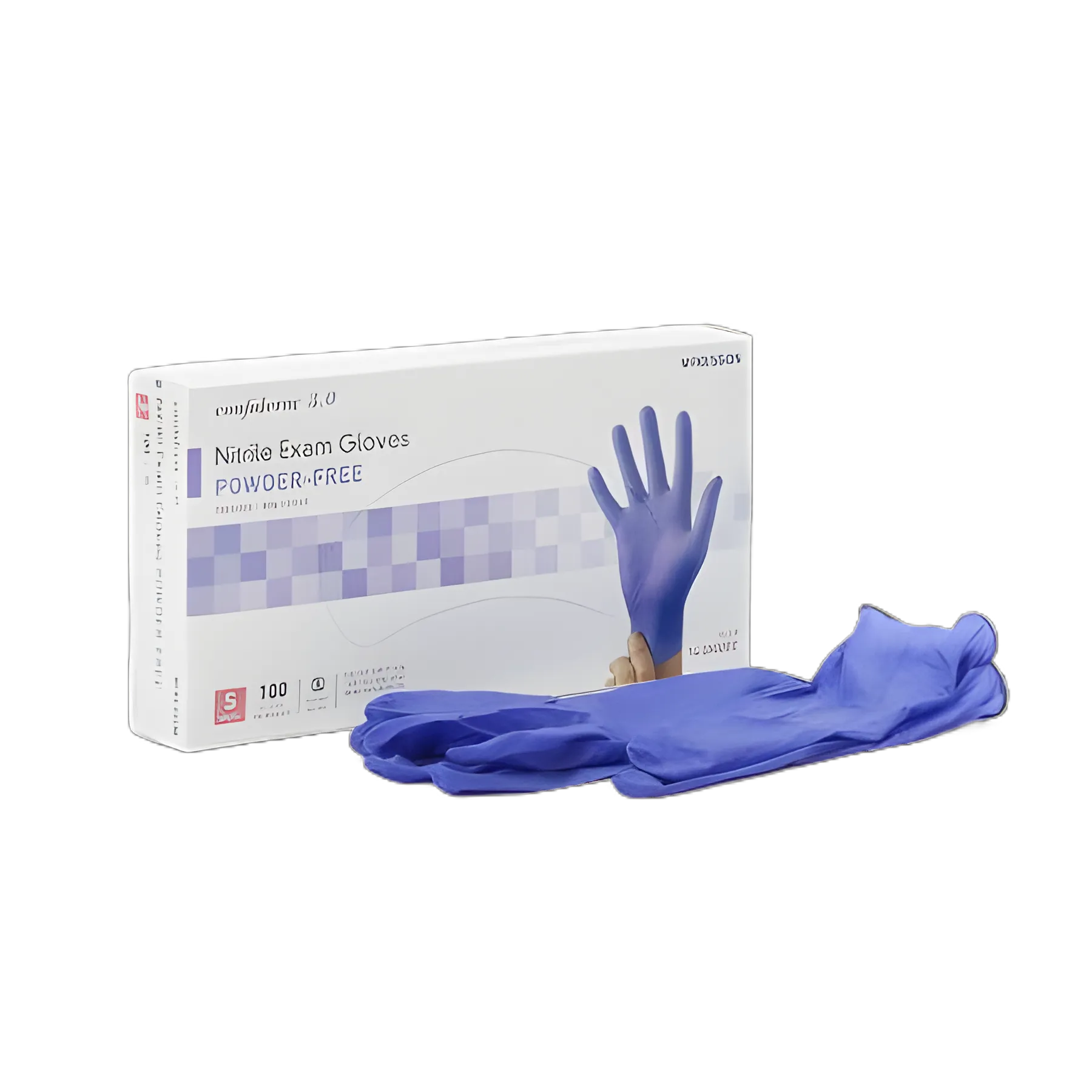 McKesson Confiderm® 3.0 Small Nitrile Exam Gloves - NonSterile, Powder-Free