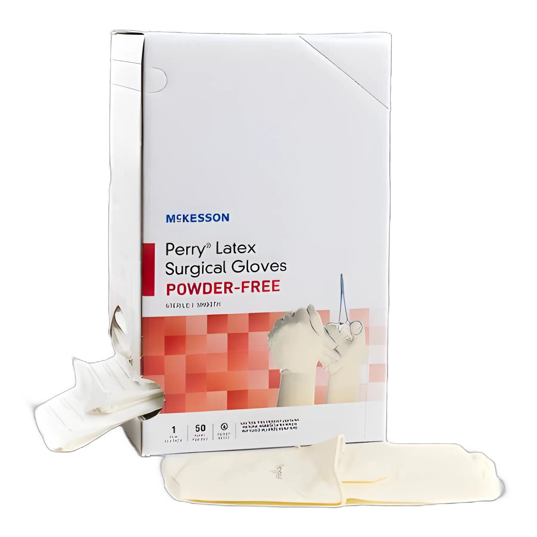 McKesson Perry Performance Plus Sterile Latex Surgical Gloves Size 8