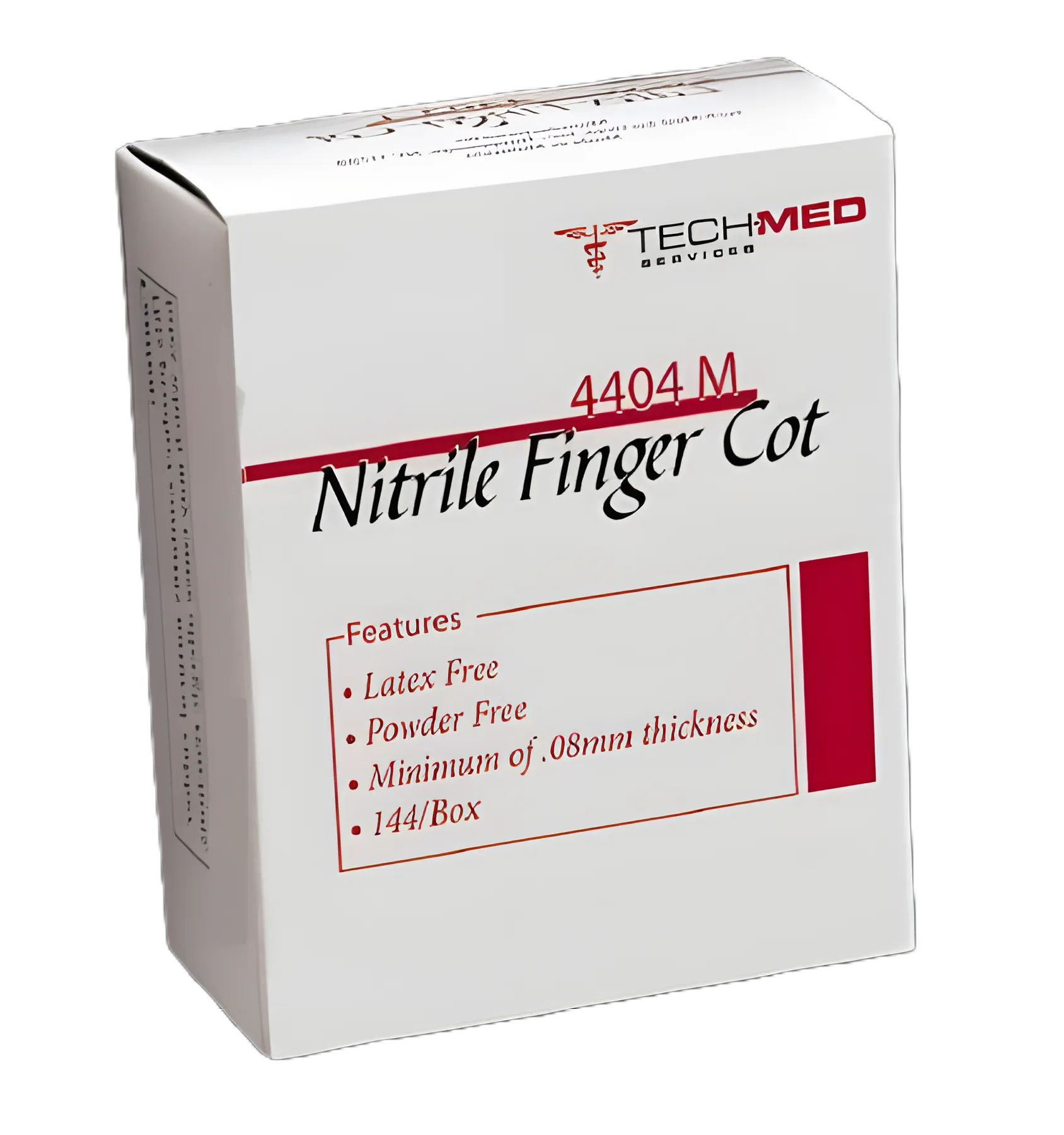 Finger Cot X-Large 2-1/2 Inch Length Powder Free Nitrile NonSterile