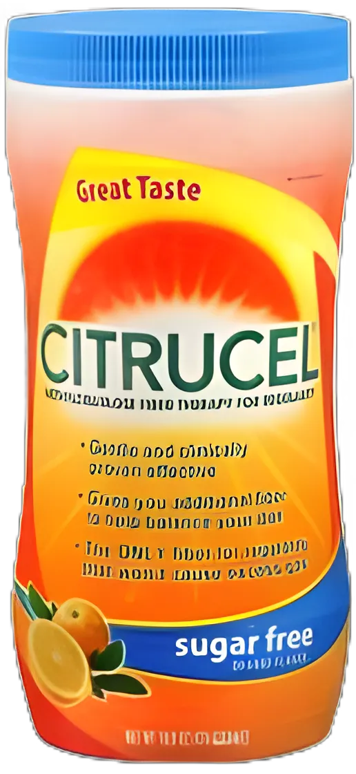 Fiber Supplement Citrucel® Orange Flavor Powder 16.9 oz. 2 Gram Strength Methyl Cellulose