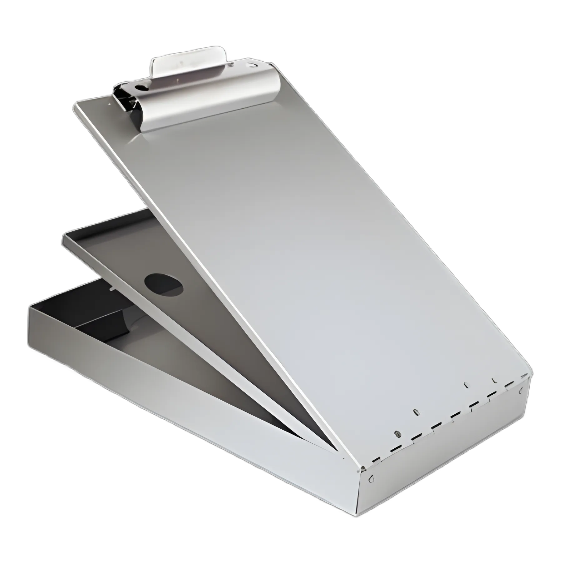 Cruiser Mate Aluminum Storage Clipboard, 1.5" Clip Capacity, Holds 8.5 x 11 Sheets, Silver