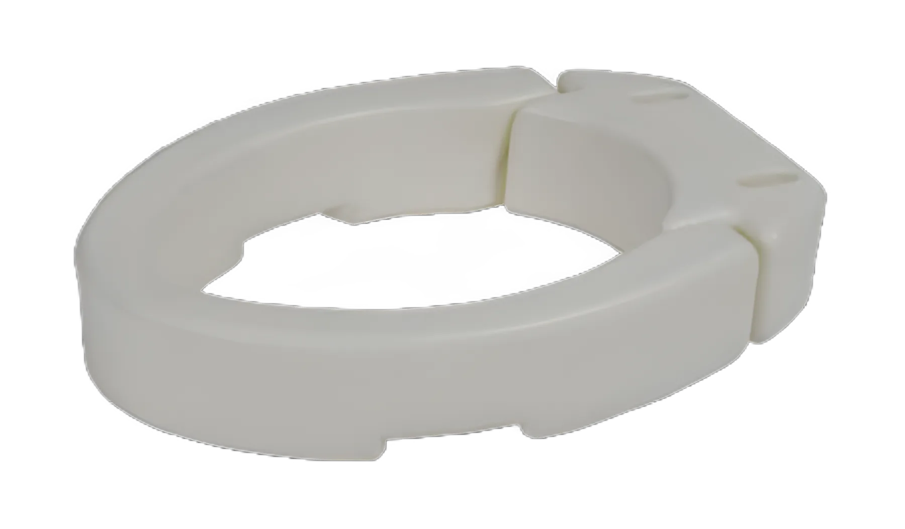 Drive™ Elongated Raised Toilet Seat with Hinge, 3.5 Inch, 250 lbs. Capacity