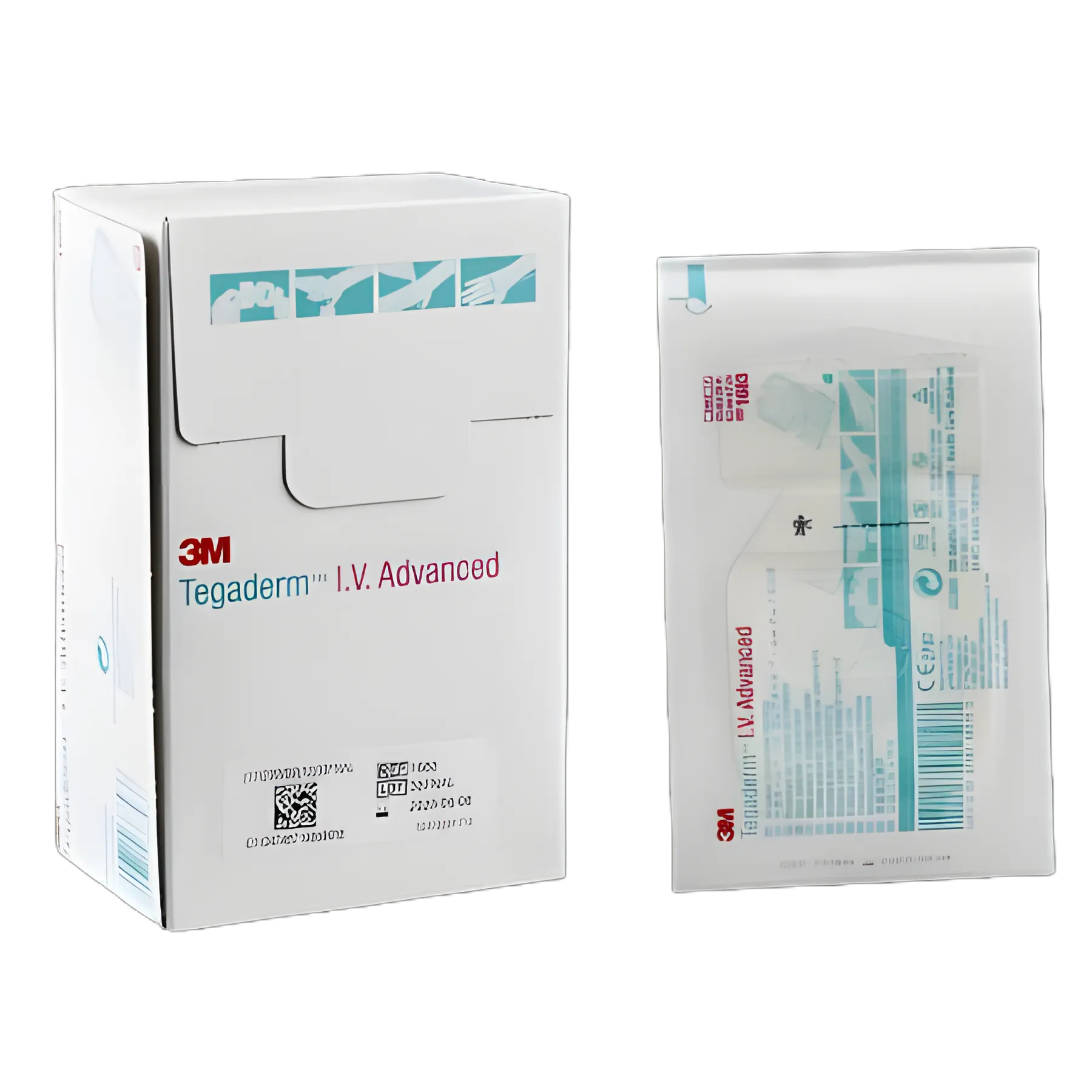 I.V. Dressing 3M™ Tegaderm™ Film 2-1/2 X 2-3/4 Inch Sterile