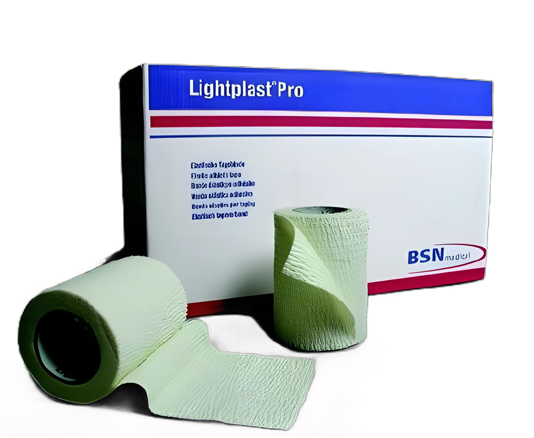 Elastic Tape Lightplast® Pro White 1-1/2 Inch X 5 Yard Cotton / Spandex / Adhesive NonSterile
