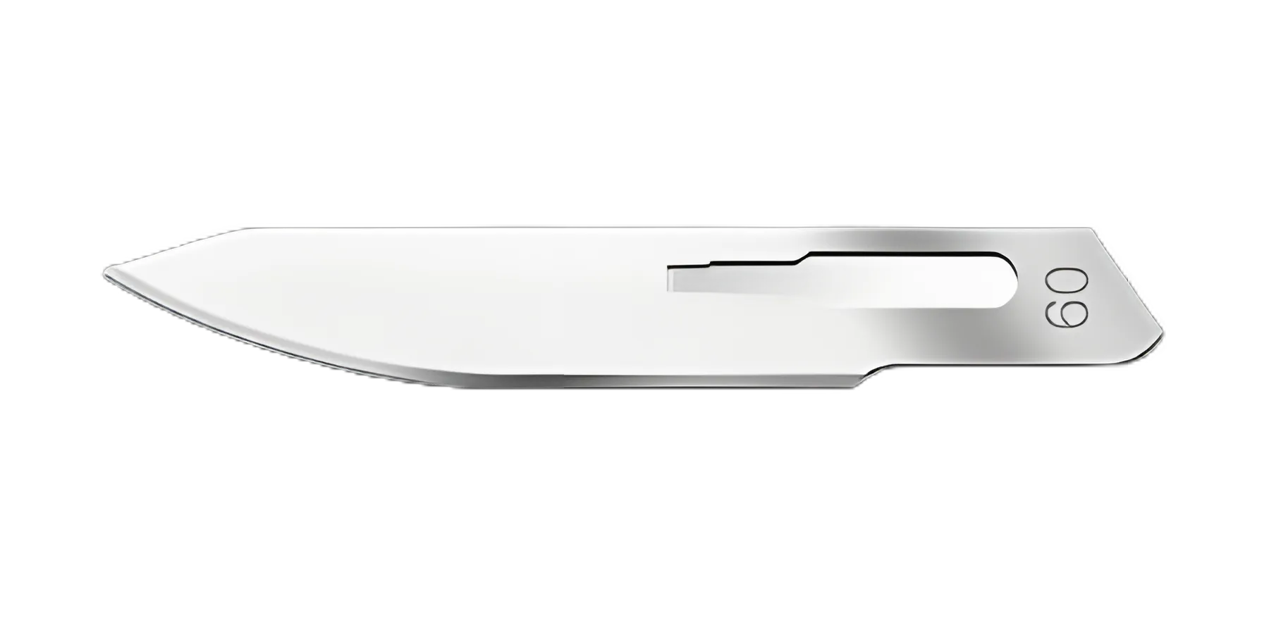 Surgical Blade Carbon Steel No. 60 NonSterile Disposable Individually Wrapped - 0260CS