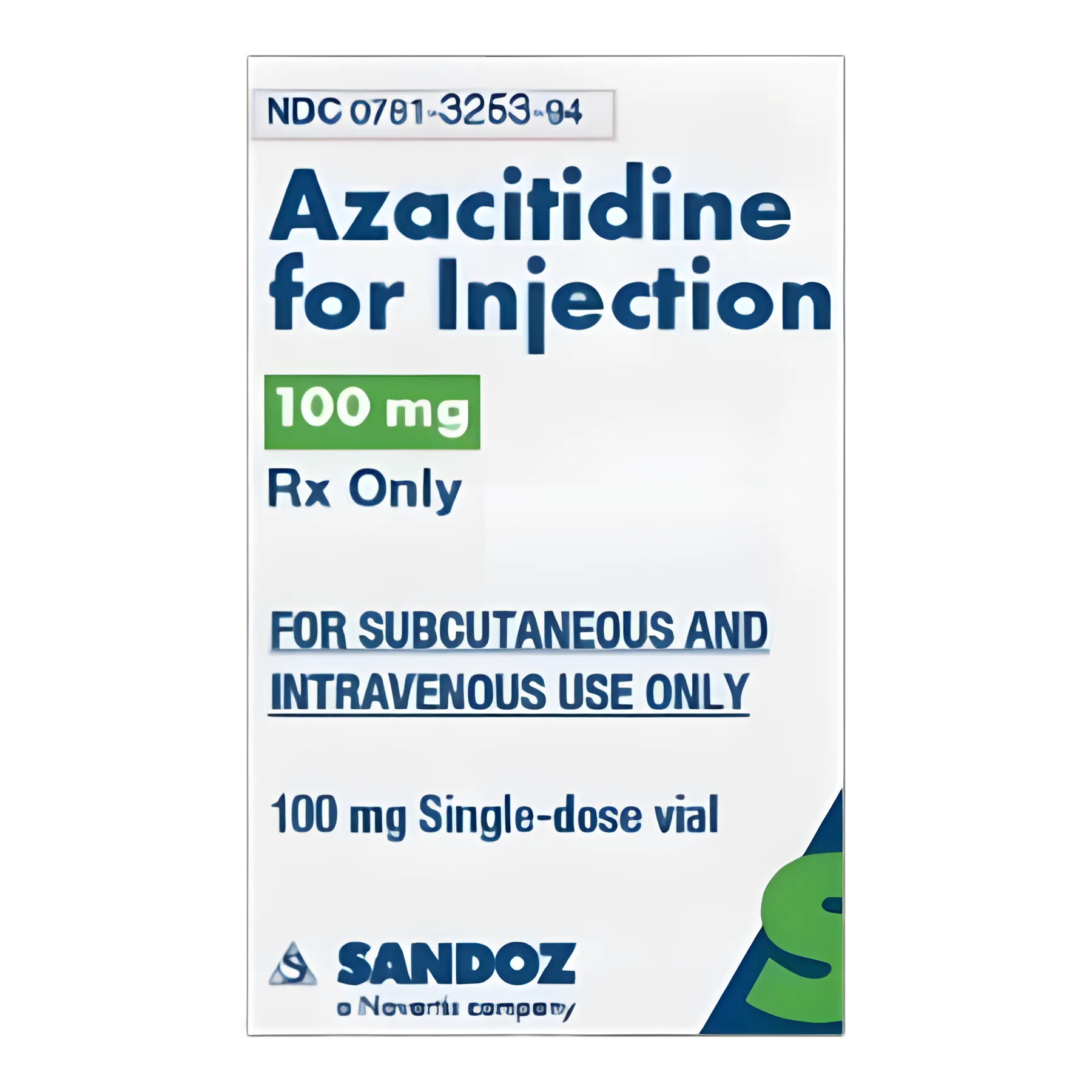 Azacitidine 100 mg Injection - Single-Use Vial for Antineoplastic Treatment