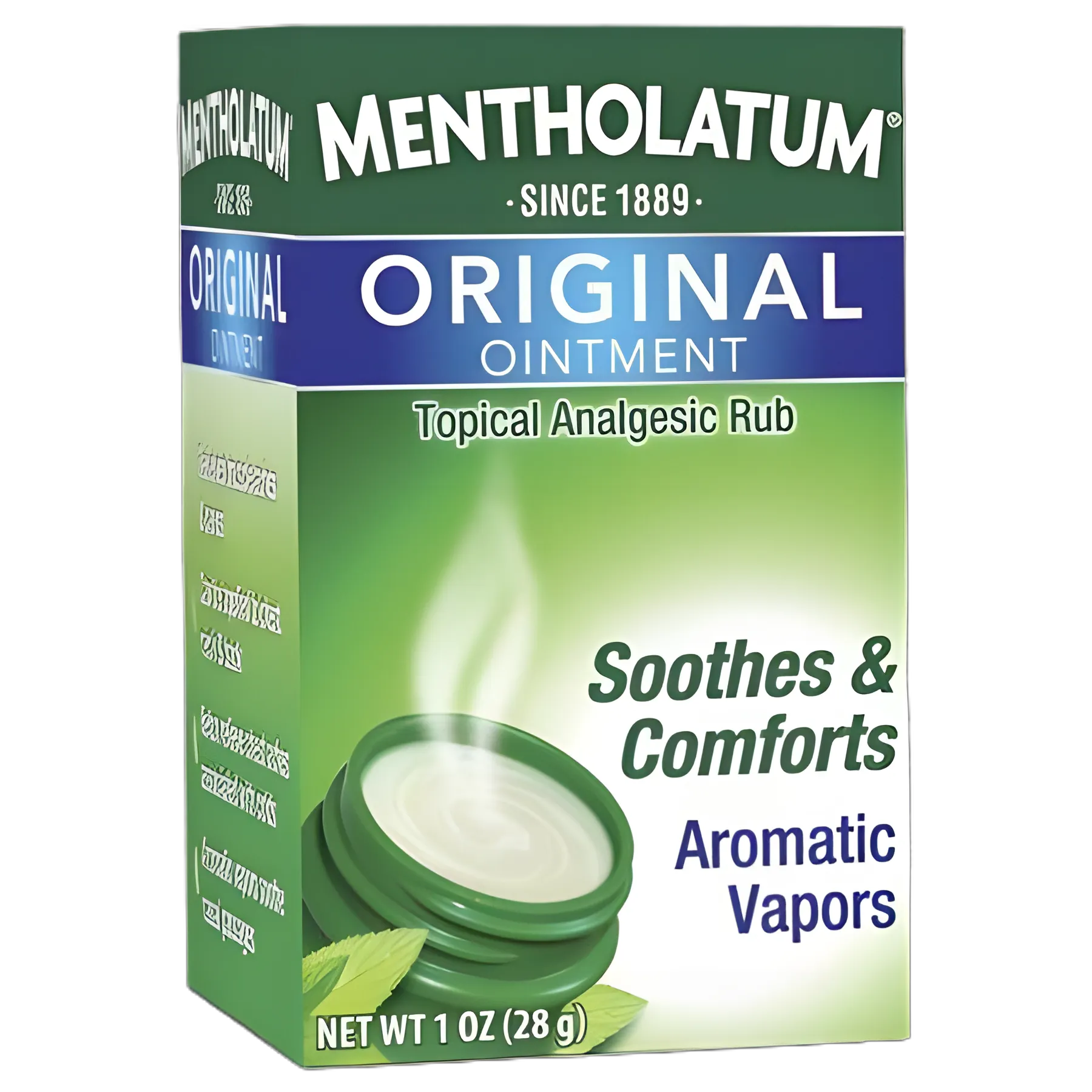 Topical Pain Relief Mentholatum® 9% - 1.3% Strength Camphor / Menthol Ointment 1 oz.