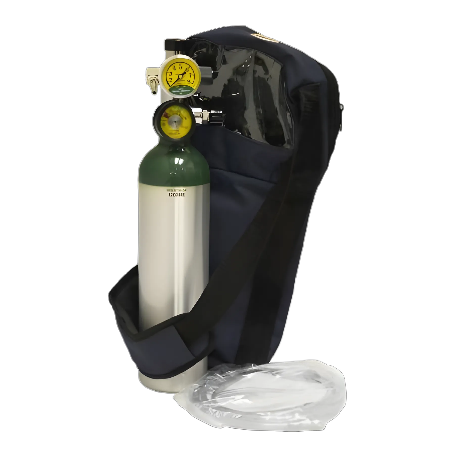Oxy-Uni-Pak M6 Aluminum Oxygen Cylinder Kit - Pre-filled for Immediate Use