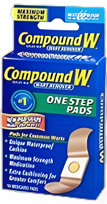 Wart Remover Compound W® 40% Strength Medicated Adhesive Strip 14 per Box - 37513759510